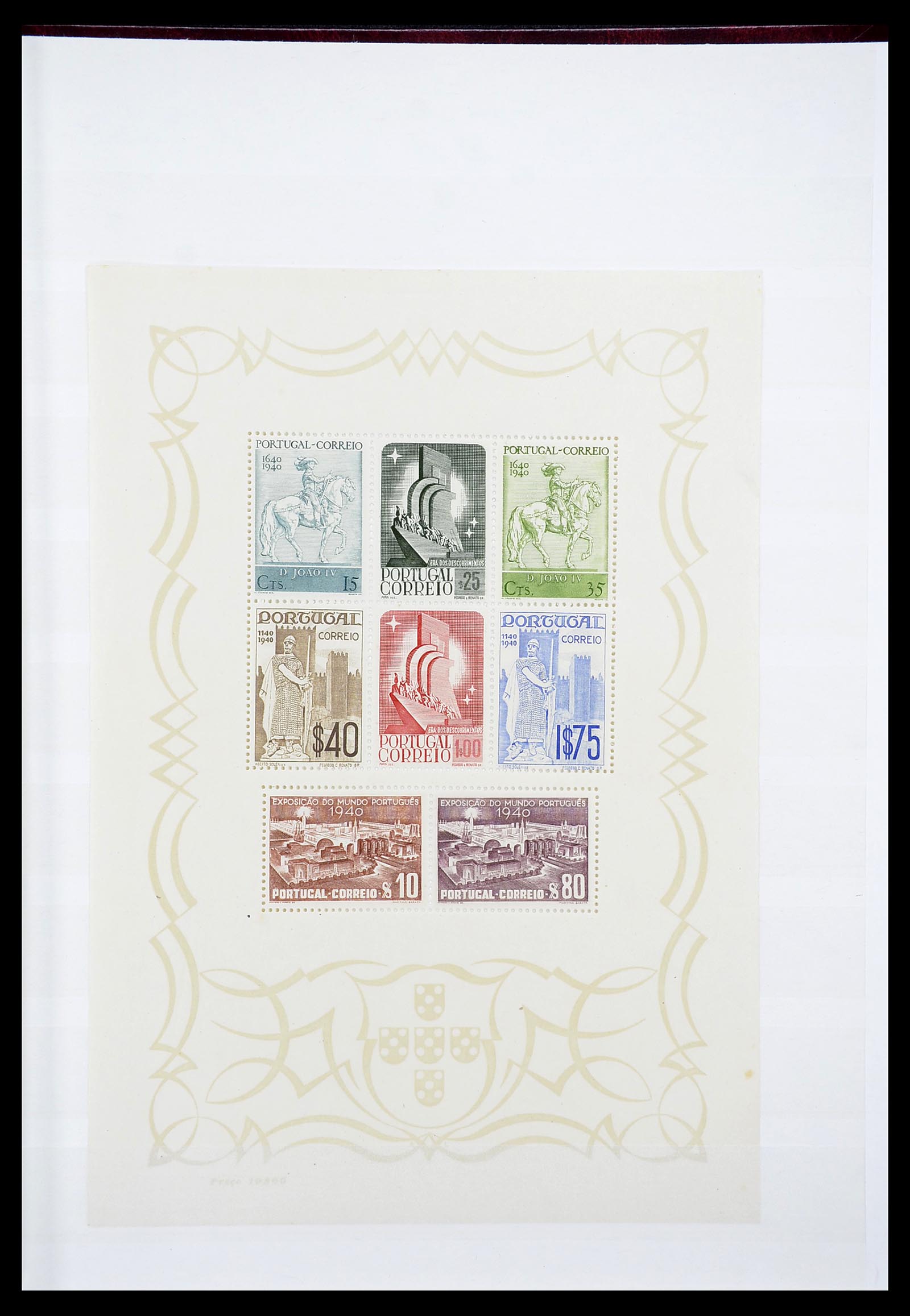 34638 001 - Postzegelverzameling 34638 Portugal blokken 1940-1946.