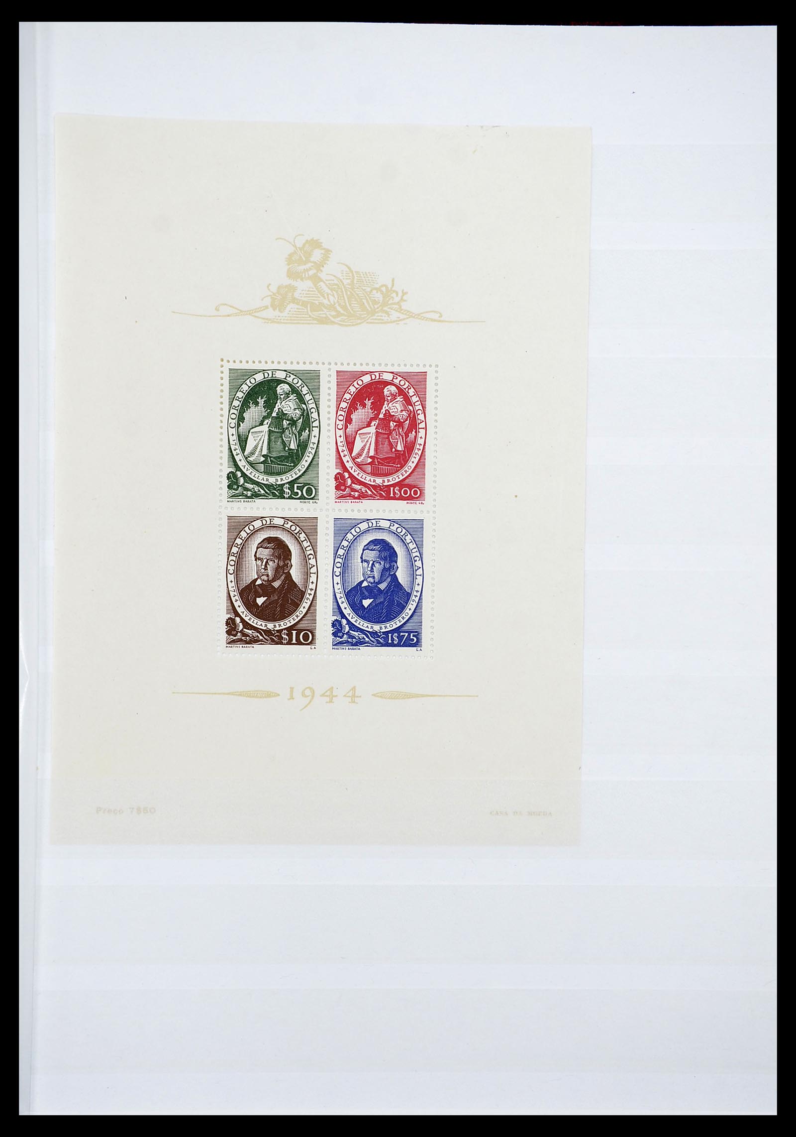 34638 005 - Postzegelverzameling 34638 Portugal blokken 1940-1946.