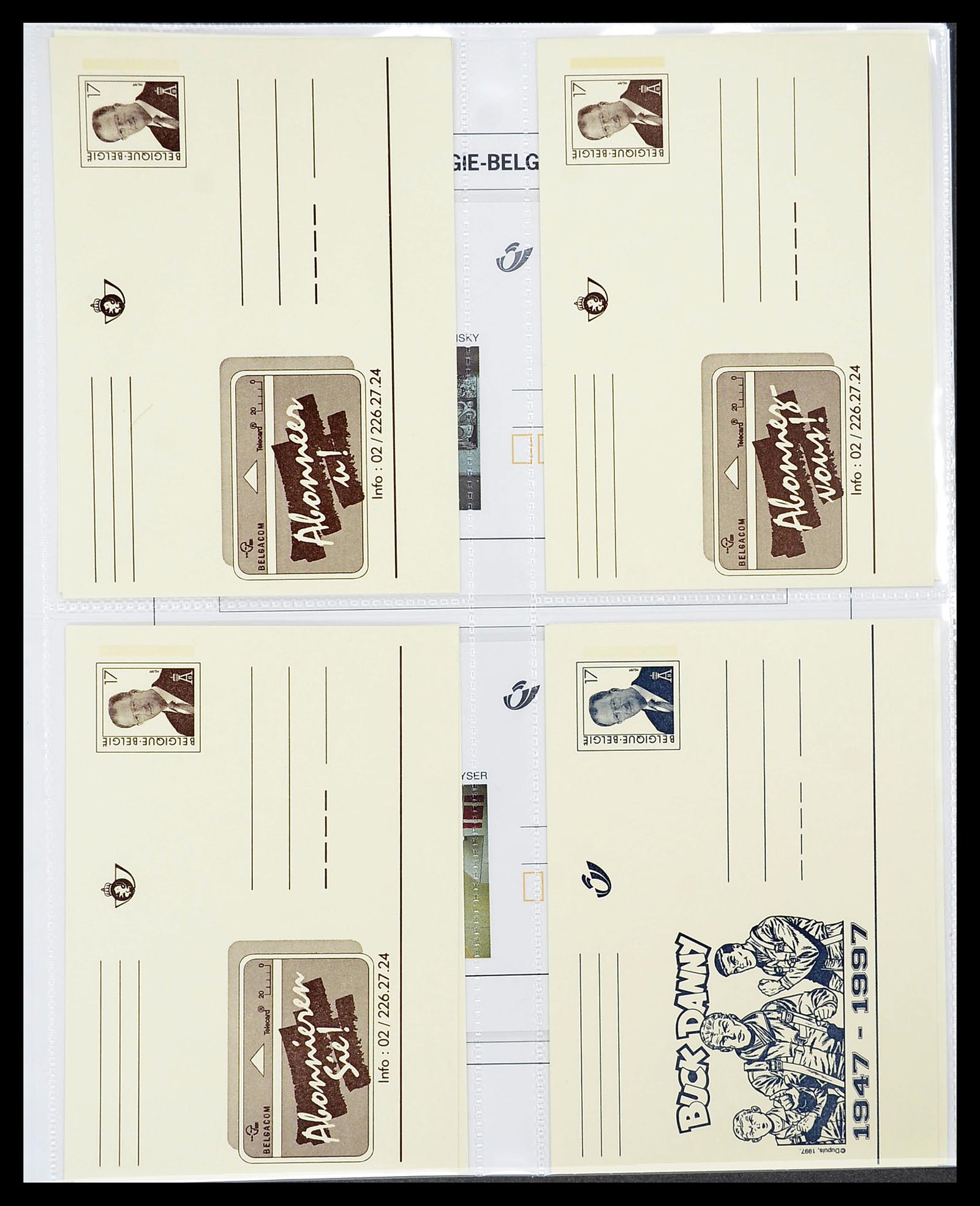 34639 043 - Stamp Collection 34639 Belgium postal cards 1971-2010.