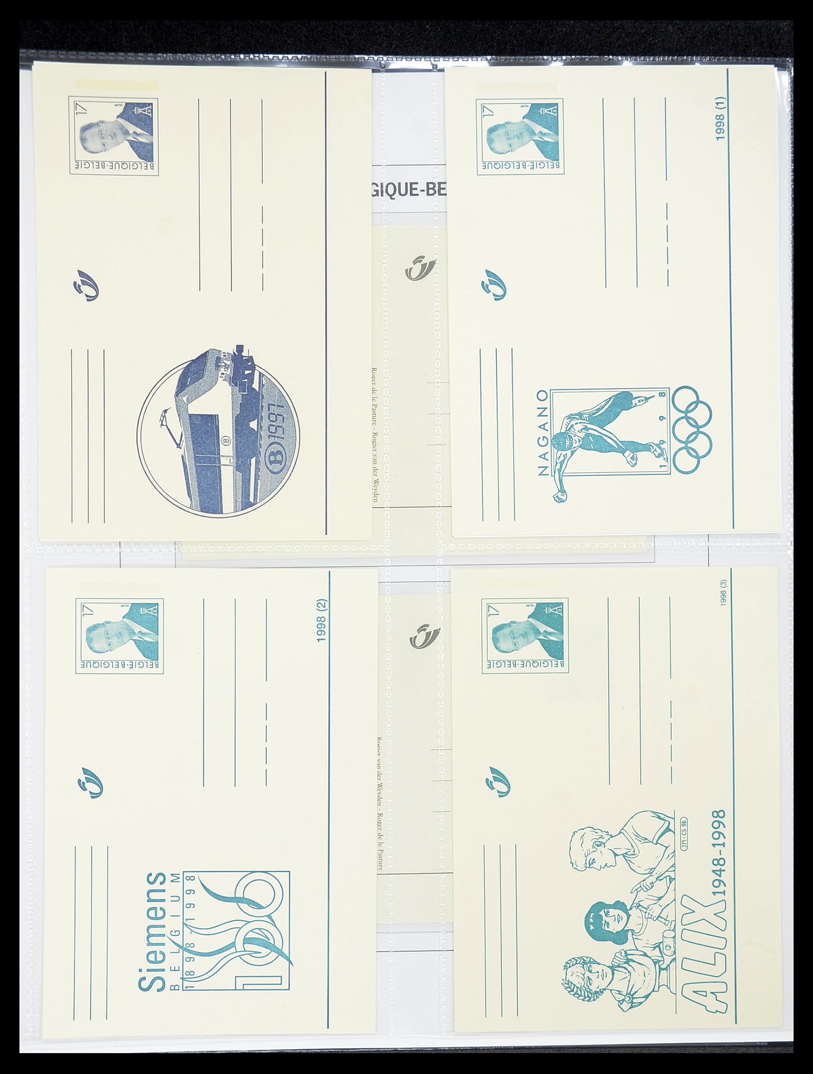 34639 046 - Stamp Collection 34639 Belgium postal cards 1971-2010.