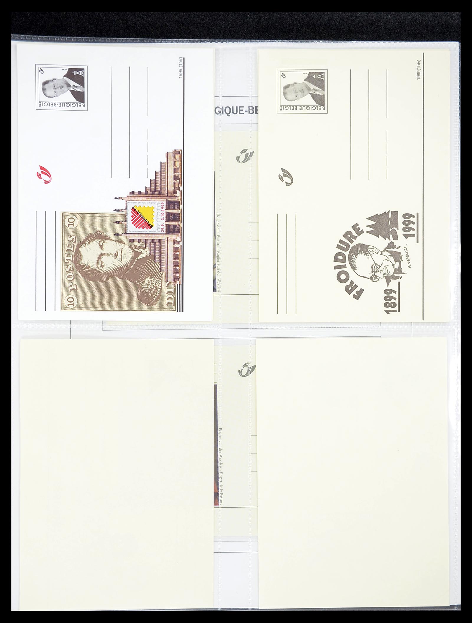 34639 047 - Stamp Collection 34639 Belgium postal cards 1971-2010.