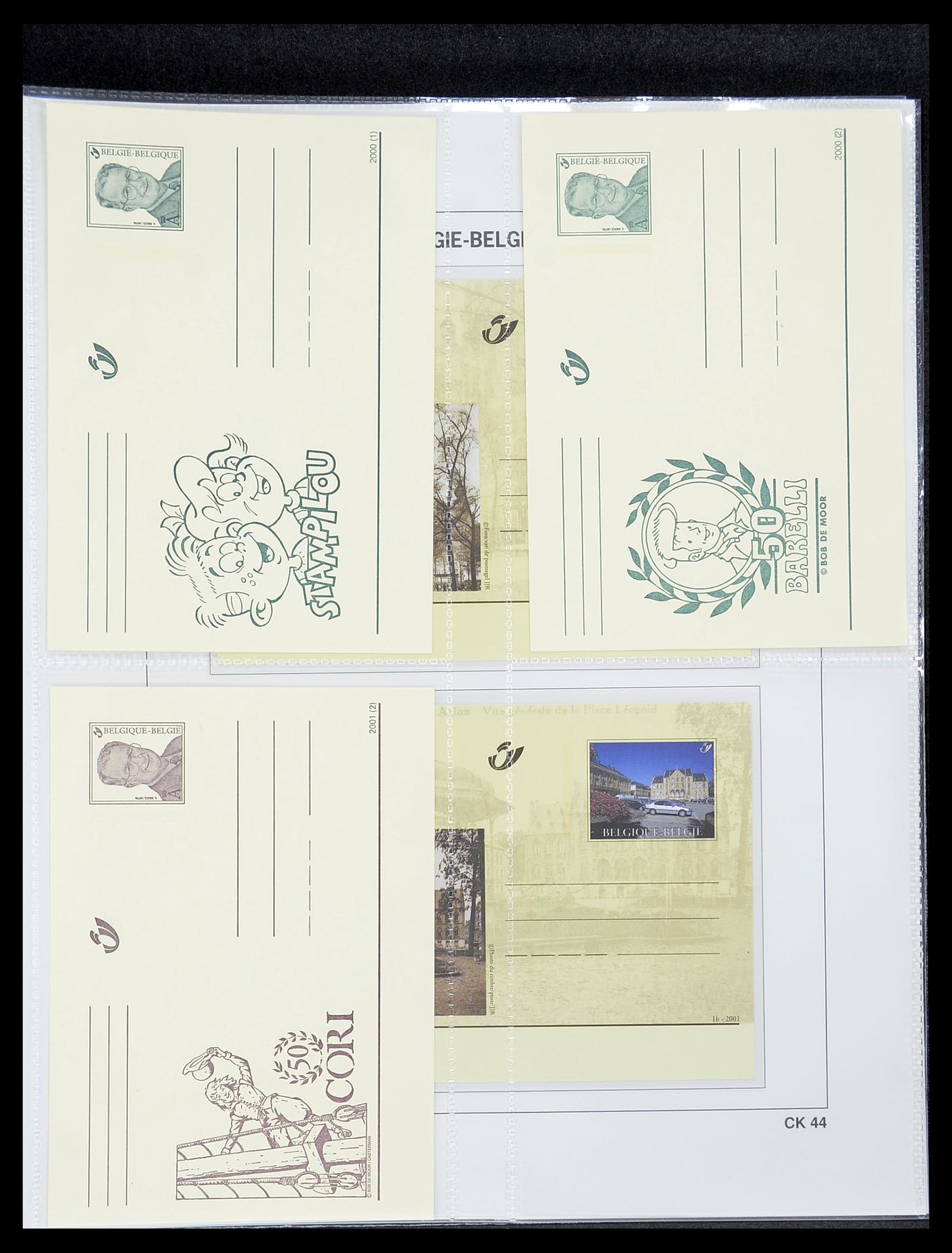 34639 057 - Stamp Collection 34639 Belgium postal cards 1971-2010.