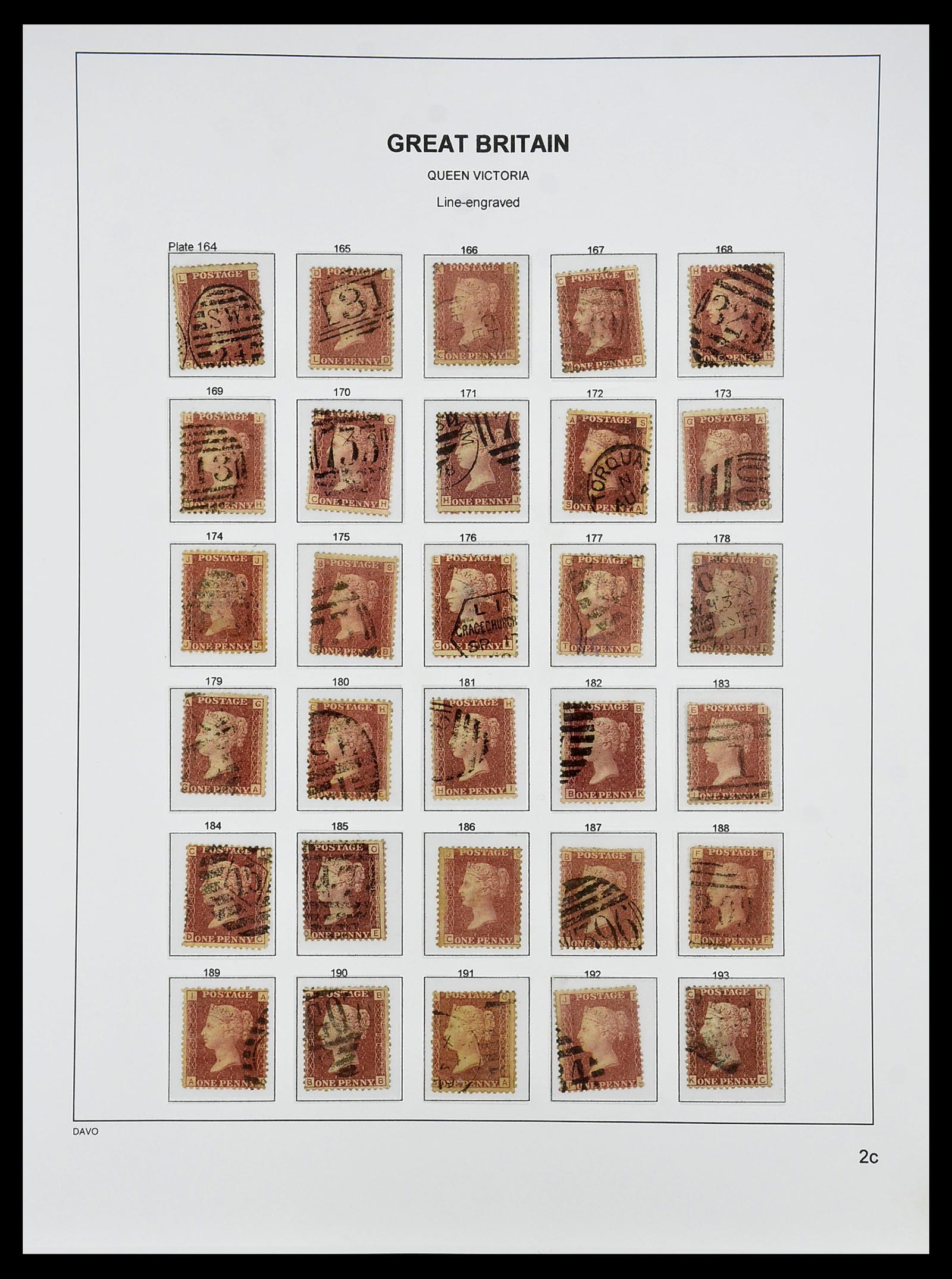 34640 016 - Postzegelverzameling 34640 Engeland 1840-1951.