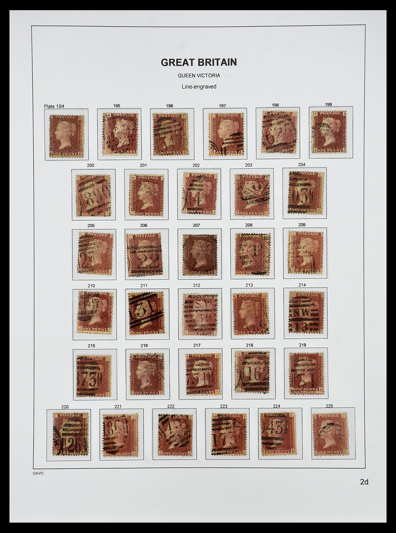 34640 017 - Postzegelverzameling 34640 Engeland 1840-1951.