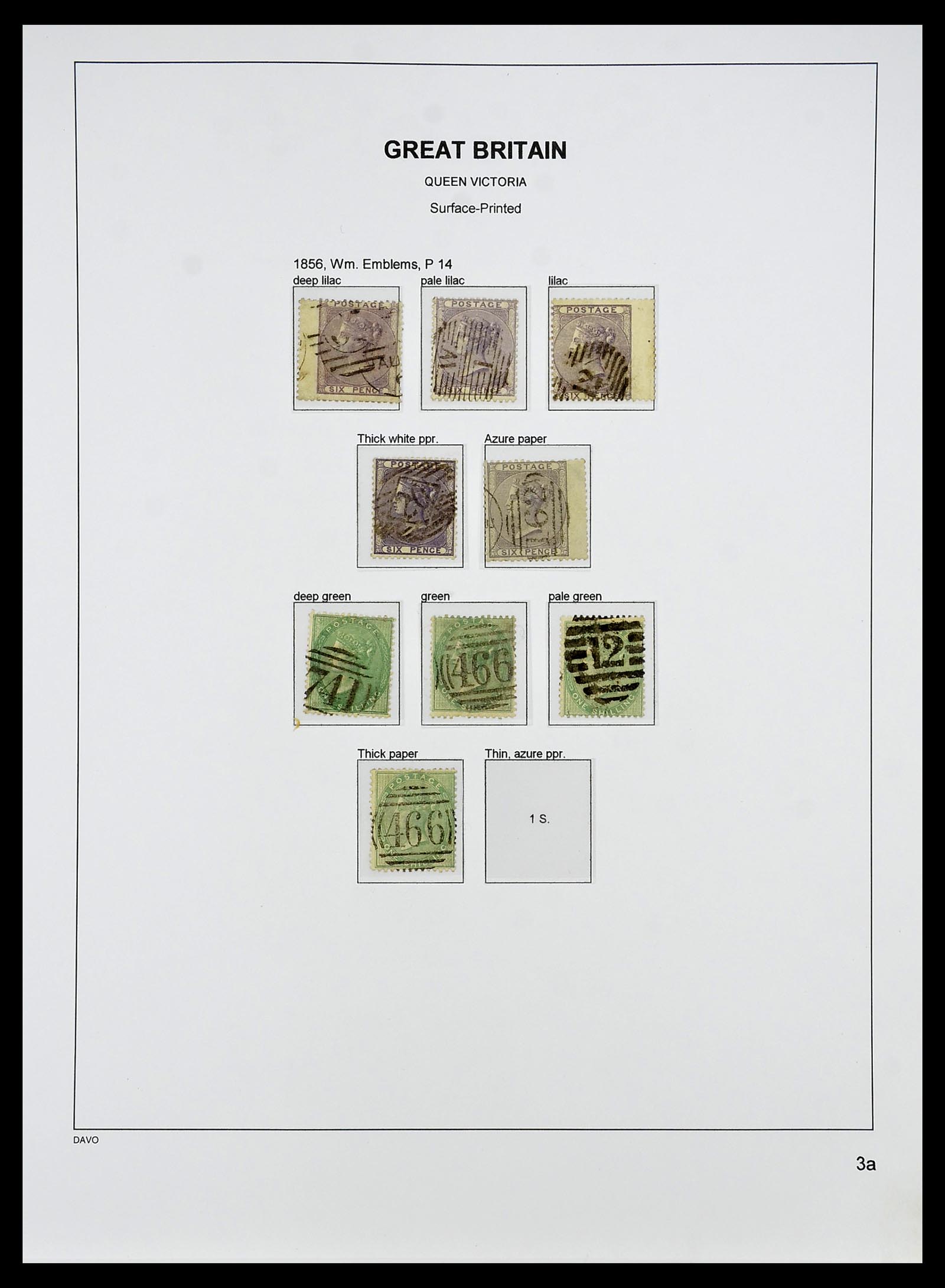 34640 021 - Postzegelverzameling 34640 Engeland 1840-1951.