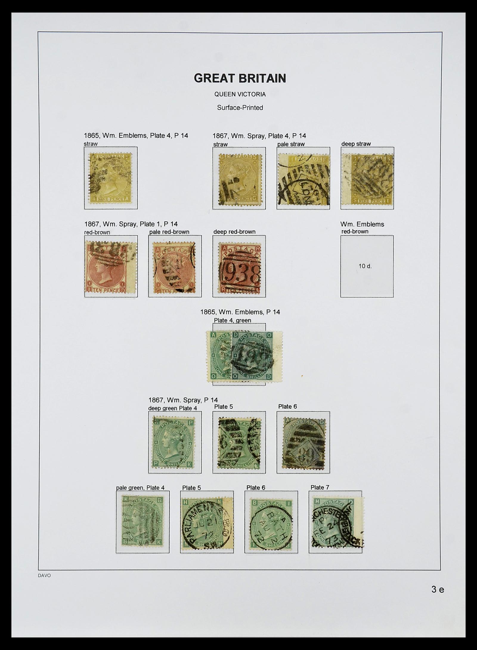 34640 025 - Postzegelverzameling 34640 Engeland 1840-1951.