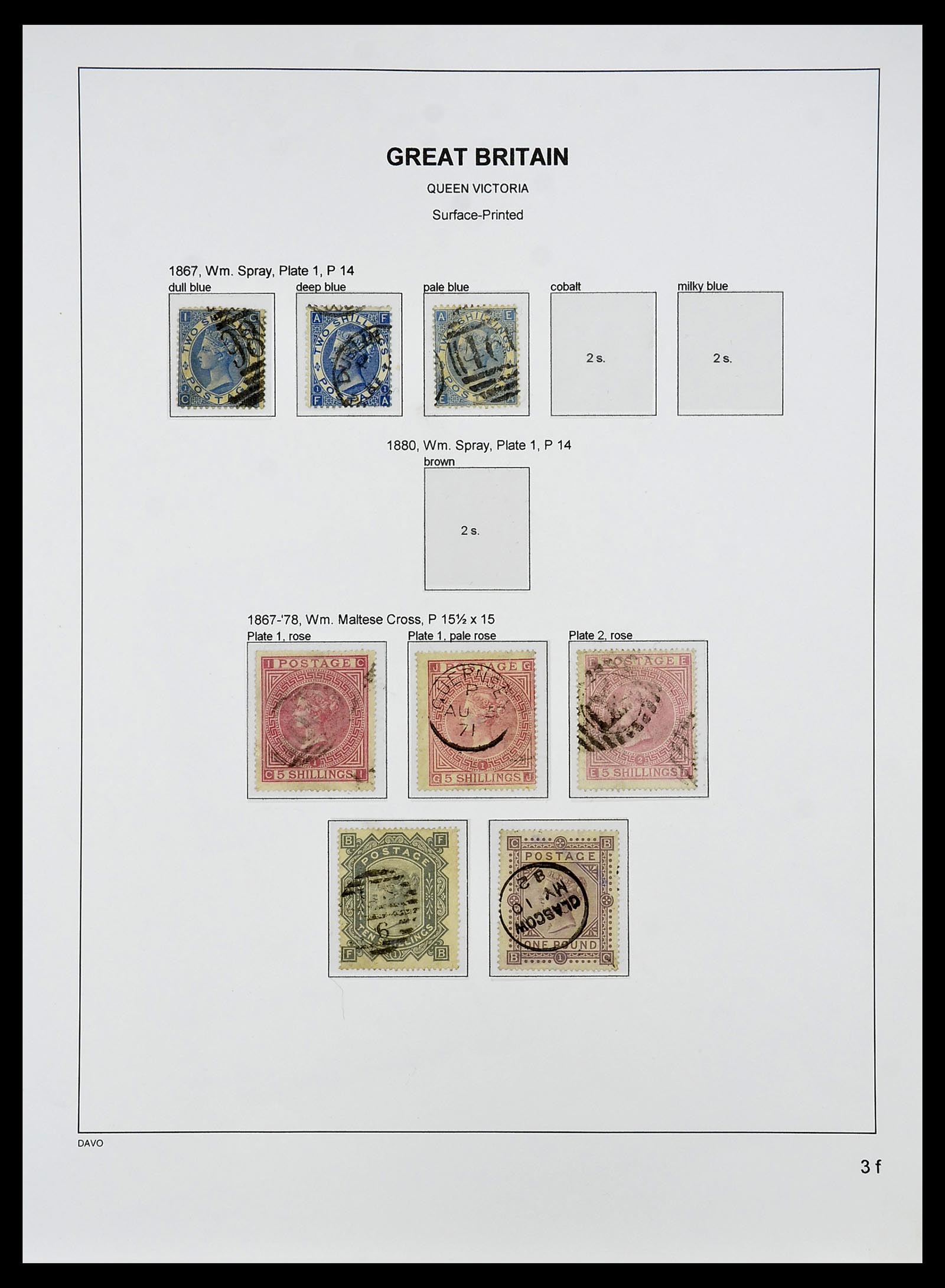 34640 026 - Postzegelverzameling 34640 Engeland 1840-1951.