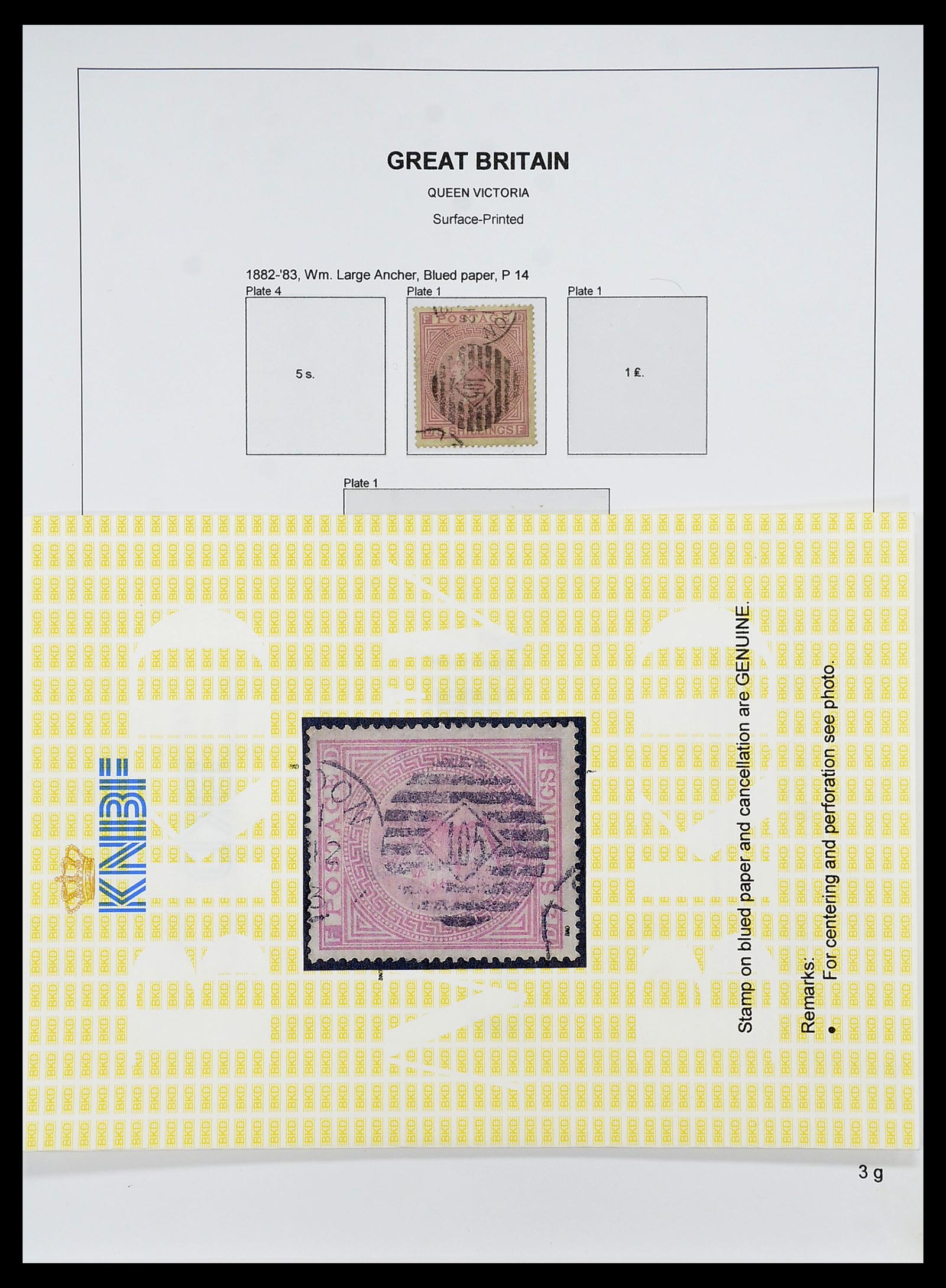 34640 027 - Postzegelverzameling 34640 Engeland 1840-1951.