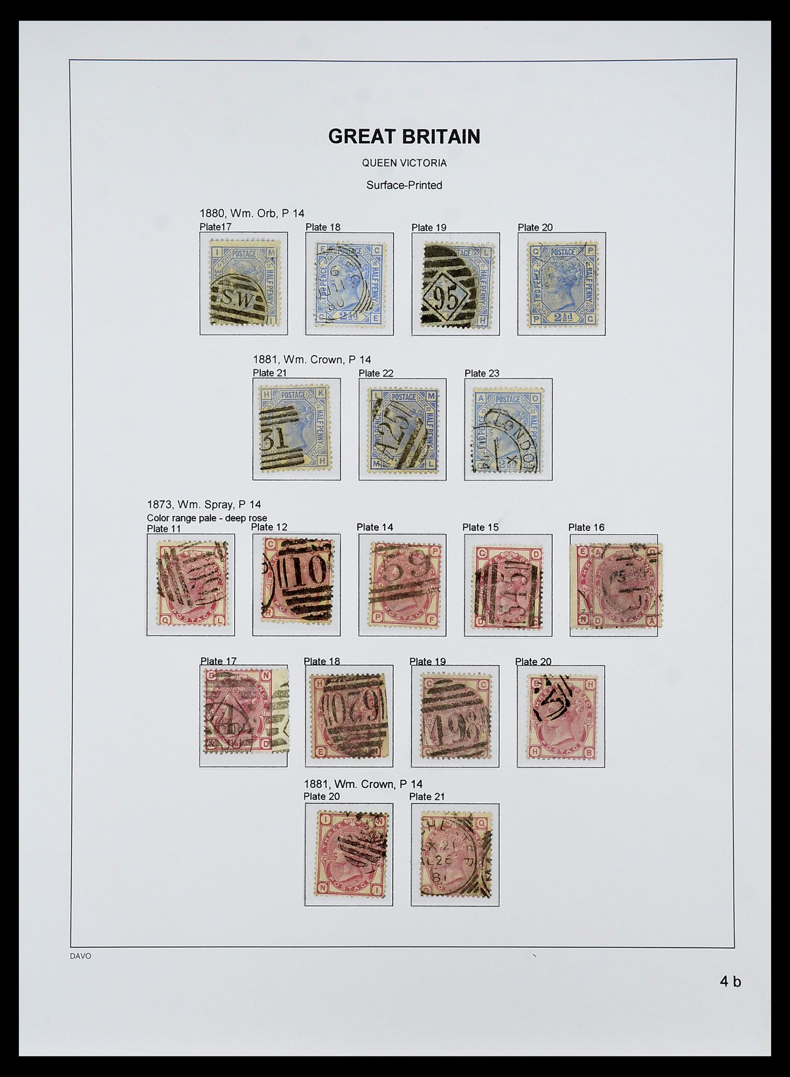 34640 029 - Postzegelverzameling 34640 Engeland 1840-1951.