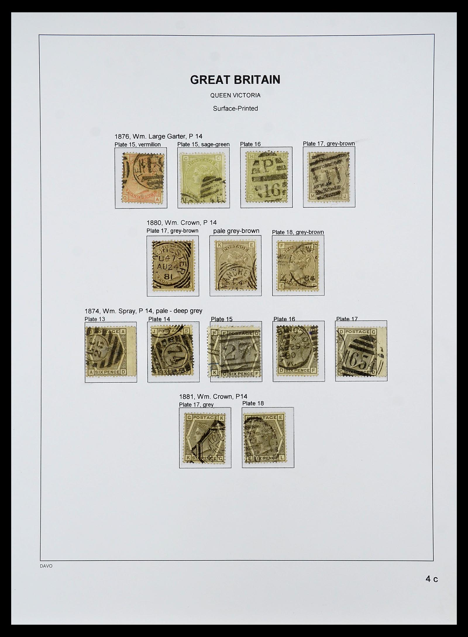 34640 030 - Postzegelverzameling 34640 Engeland 1840-1951.