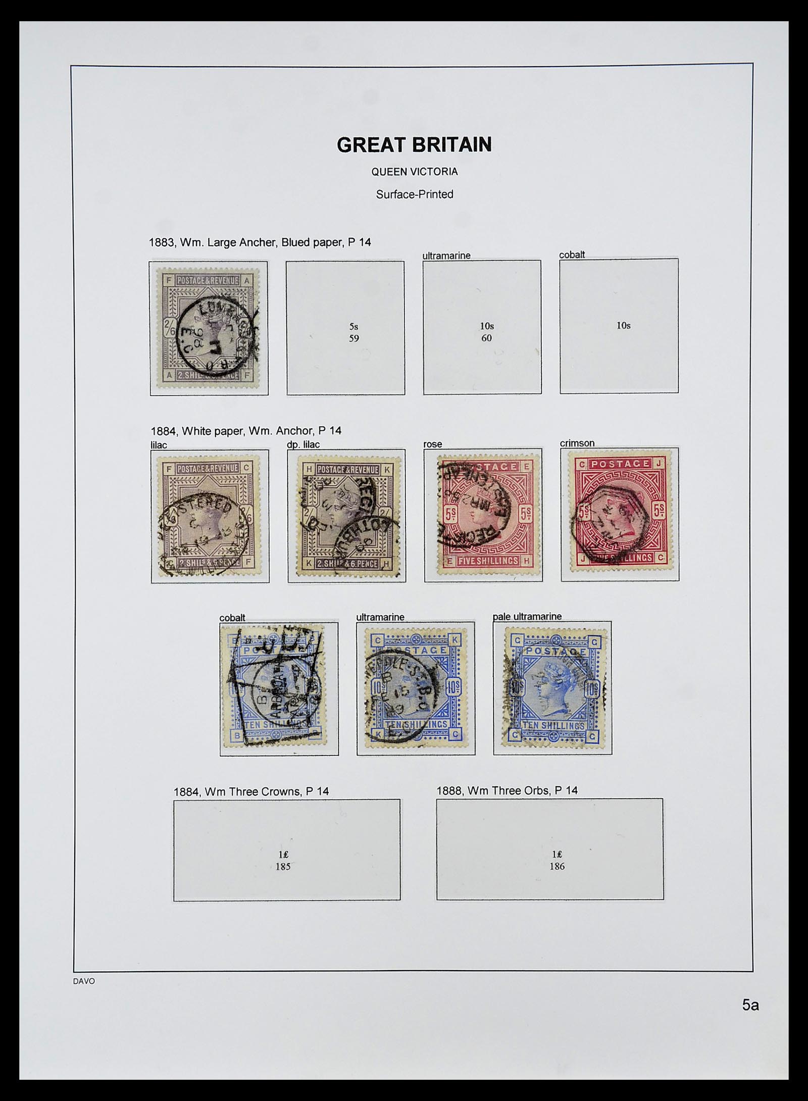 34640 033 - Postzegelverzameling 34640 Engeland 1840-1951.