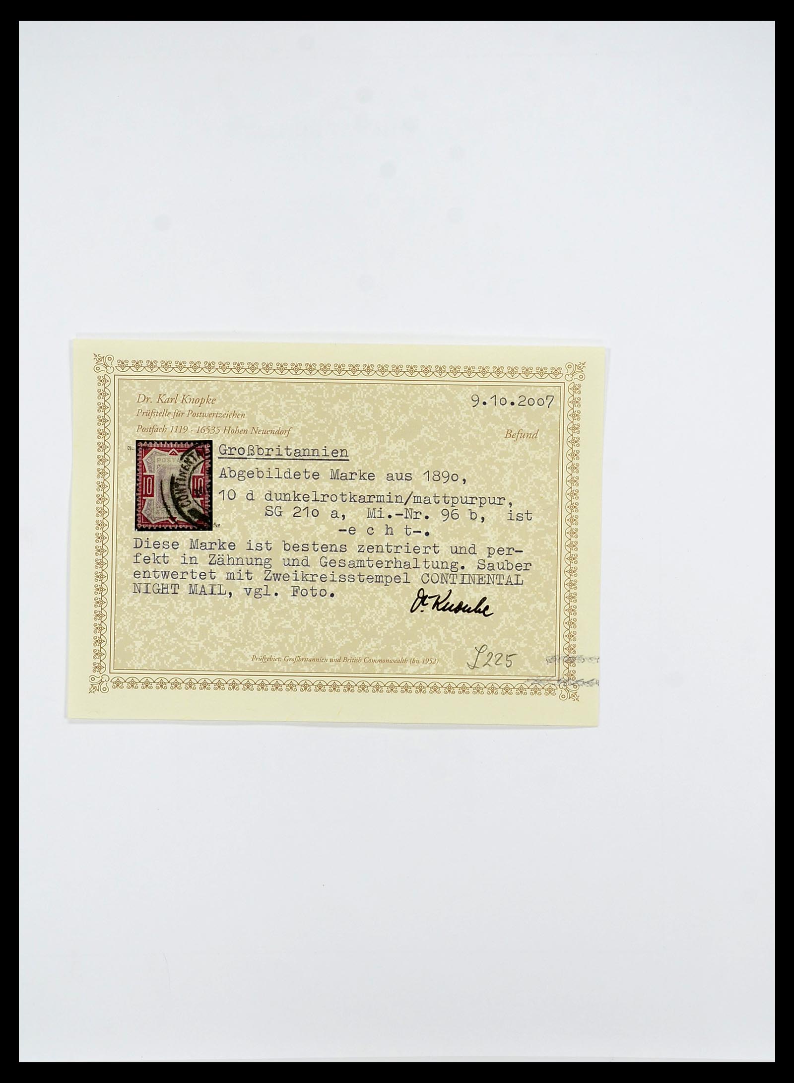 34640 038 - Postzegelverzameling 34640 Engeland 1840-1951.