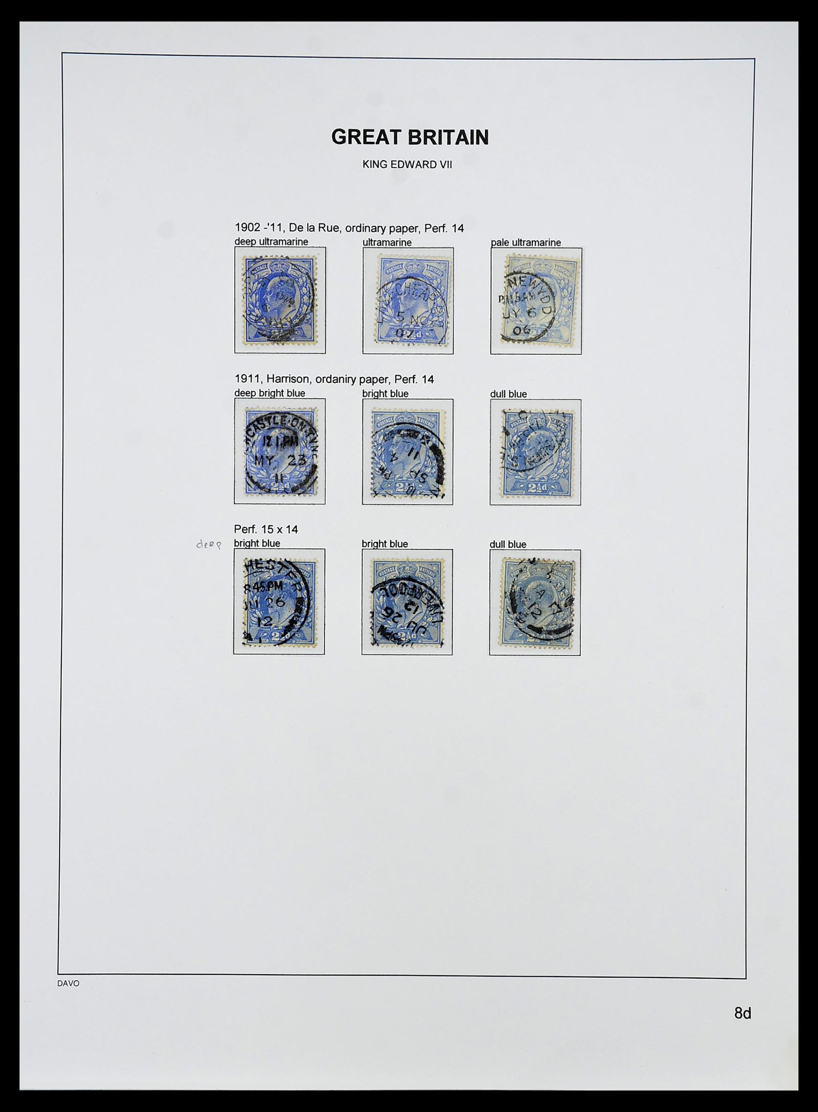 34640 044 - Postzegelverzameling 34640 Engeland 1840-1951.