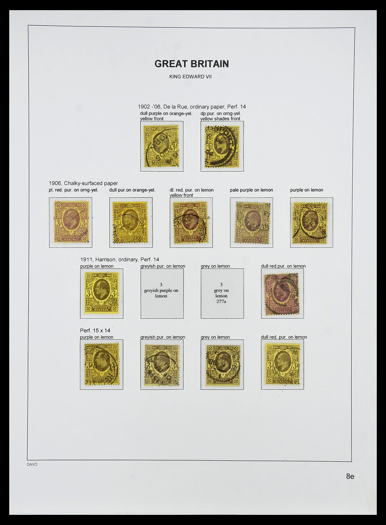 34640 045 - Postzegelverzameling 34640 Engeland 1840-1951.