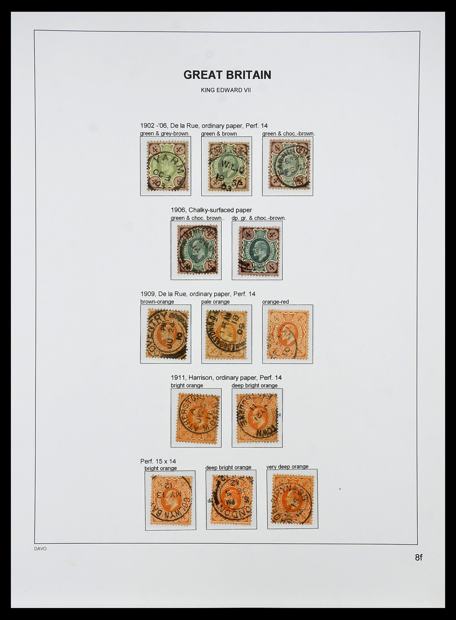 34640 046 - Postzegelverzameling 34640 Engeland 1840-1951.