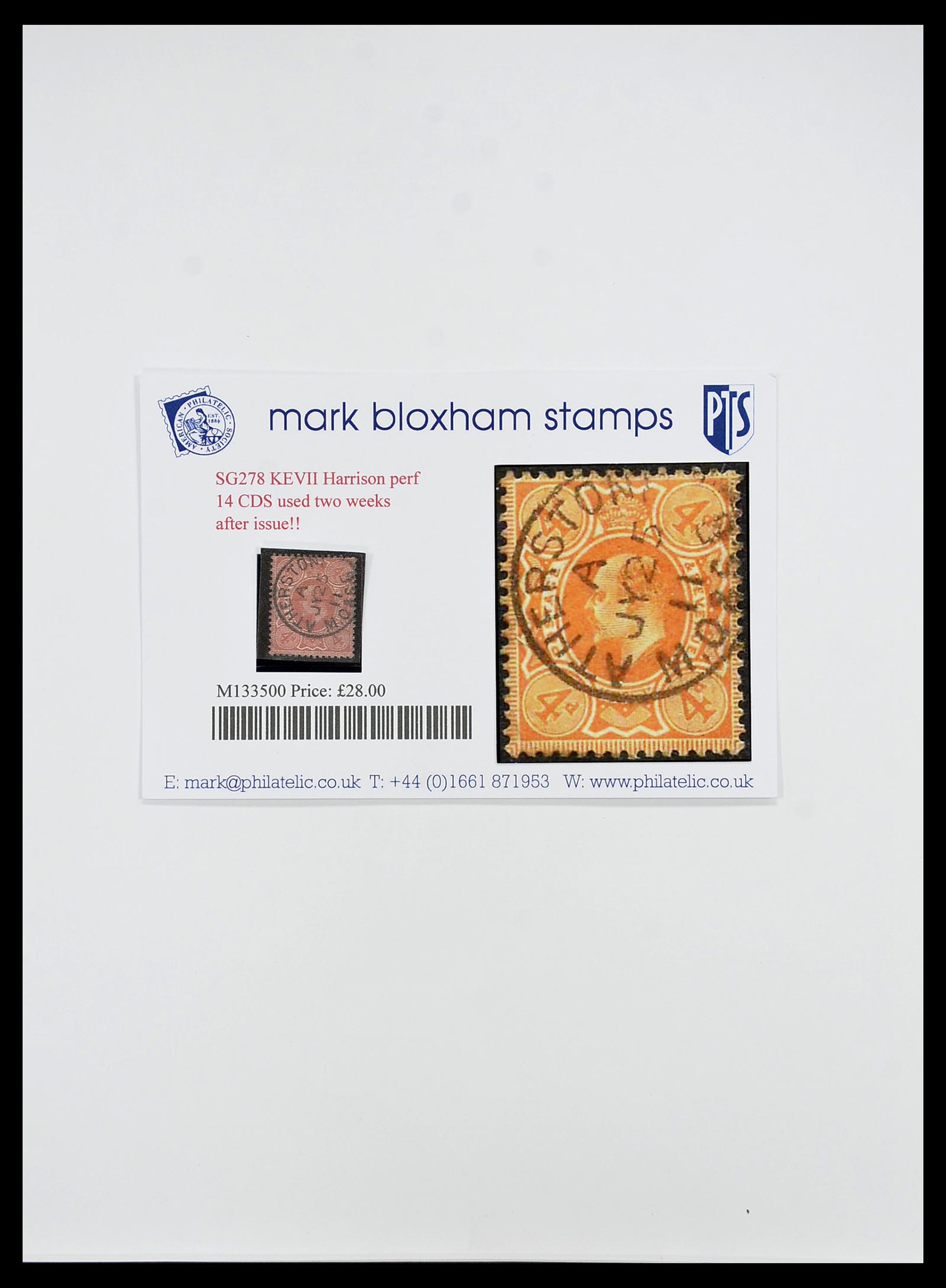 34640 047 - Postzegelverzameling 34640 Engeland 1840-1951.
