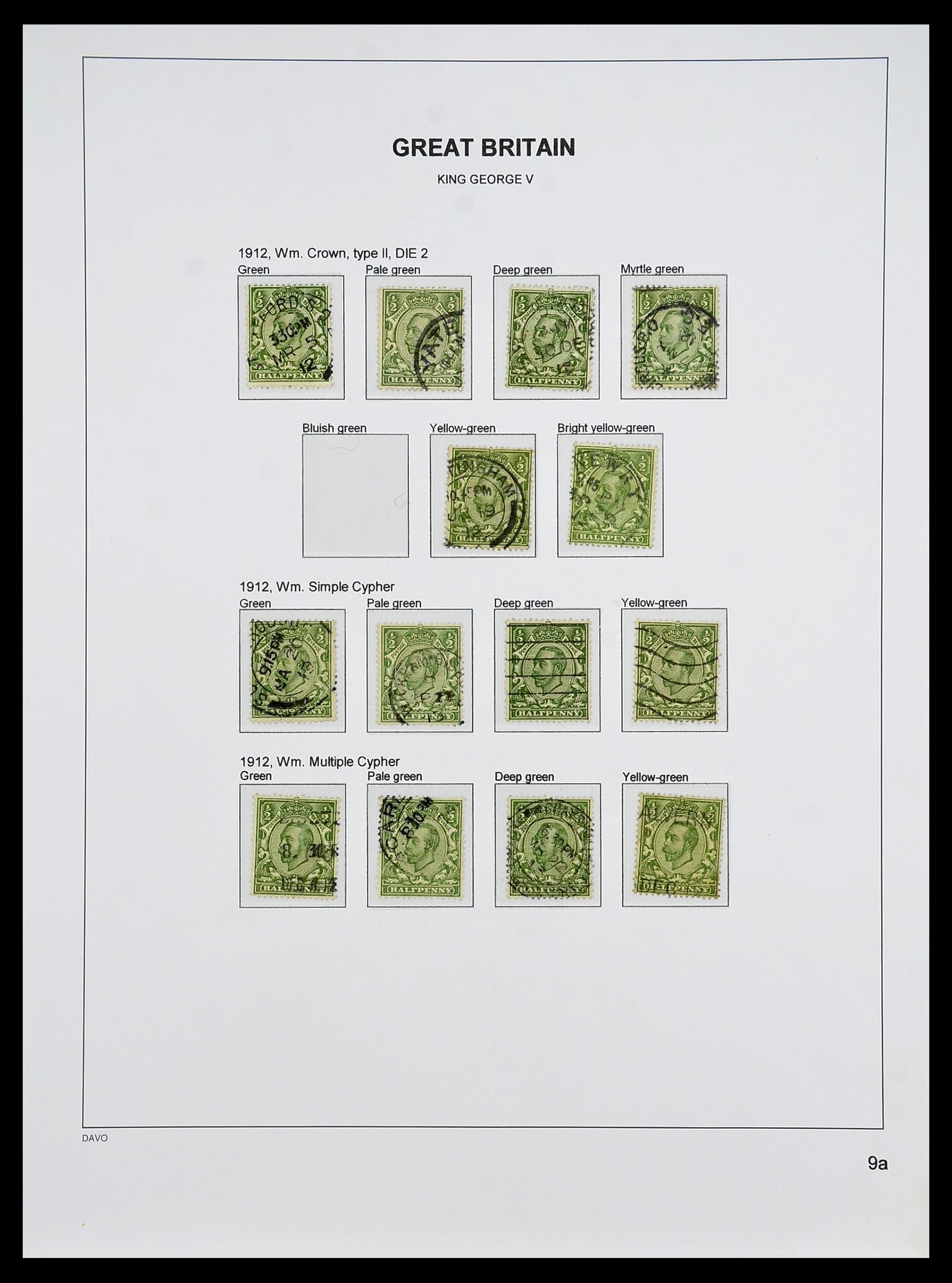 34640 057 - Postzegelverzameling 34640 Engeland 1840-1951.