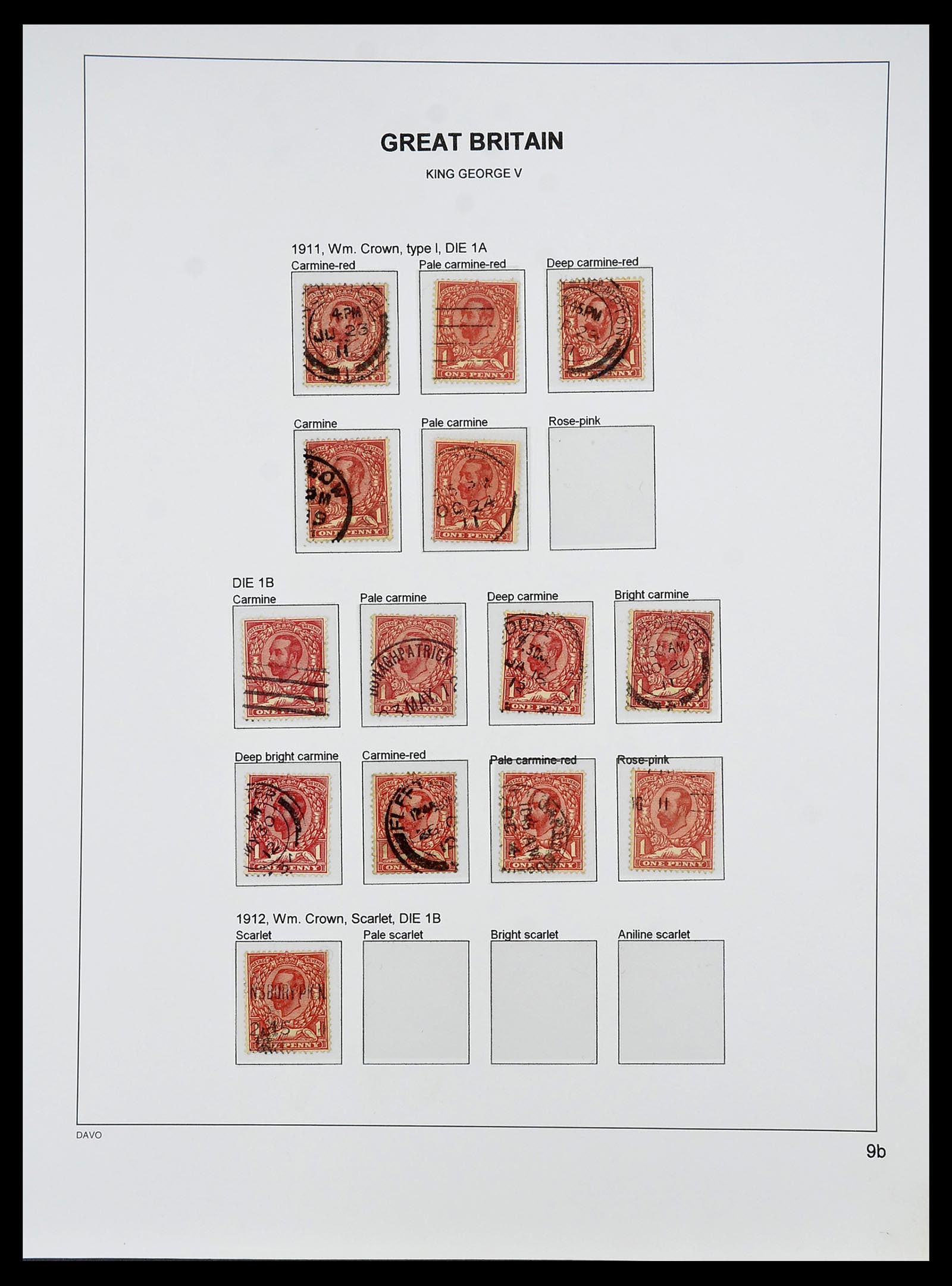 34640 058 - Postzegelverzameling 34640 Engeland 1840-1951.