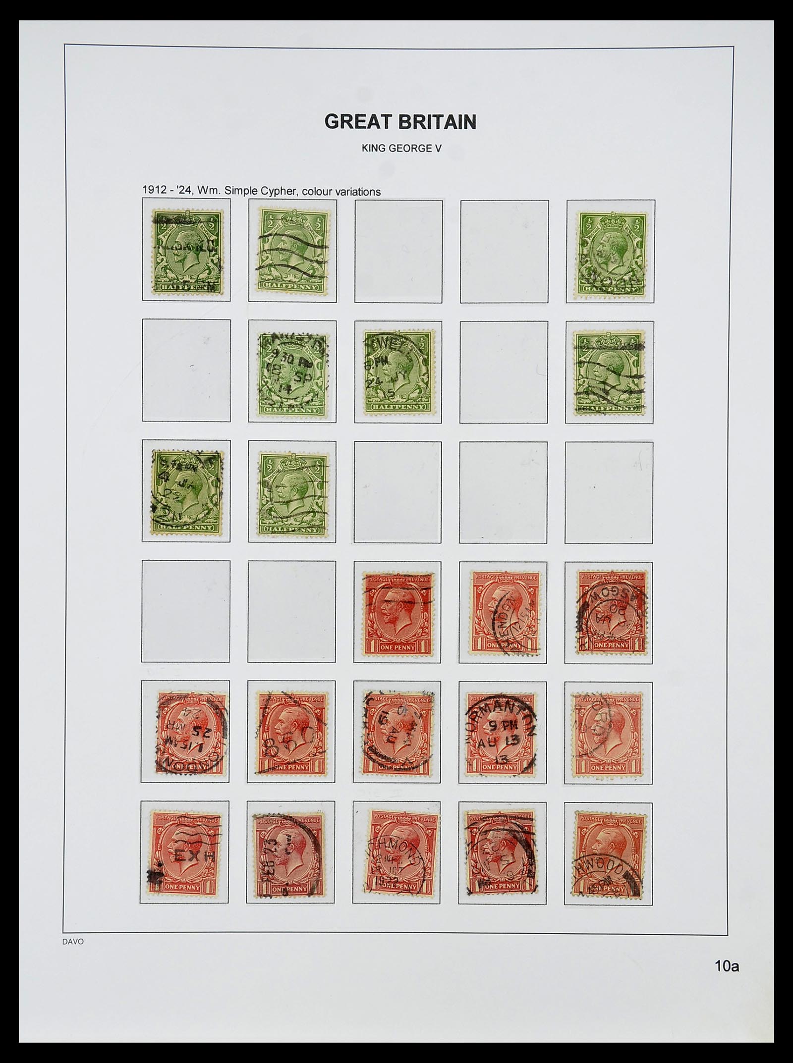 34640 061 - Stamp Collection 34640 Great Britain 1840-1951.