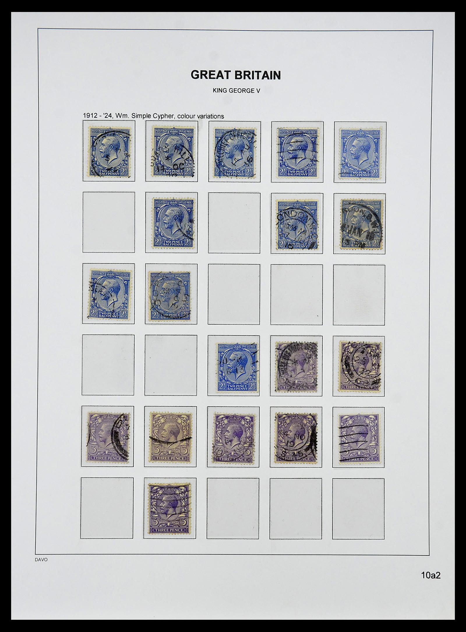 34640 064 - Stamp Collection 34640 Great Britain 1840-1951.