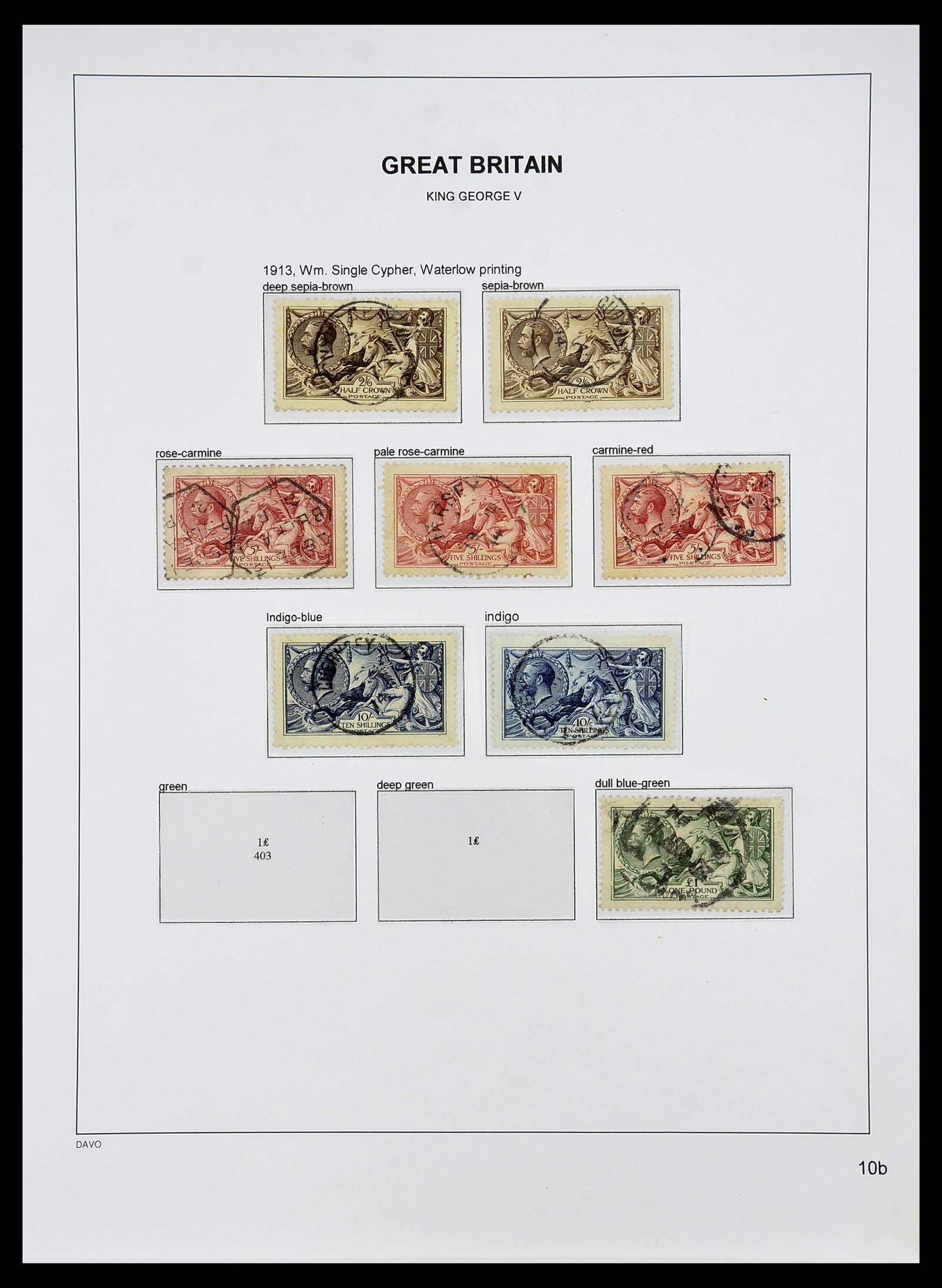 34640 074 - Stamp Collection 34640 Great Britain 1840-1951.