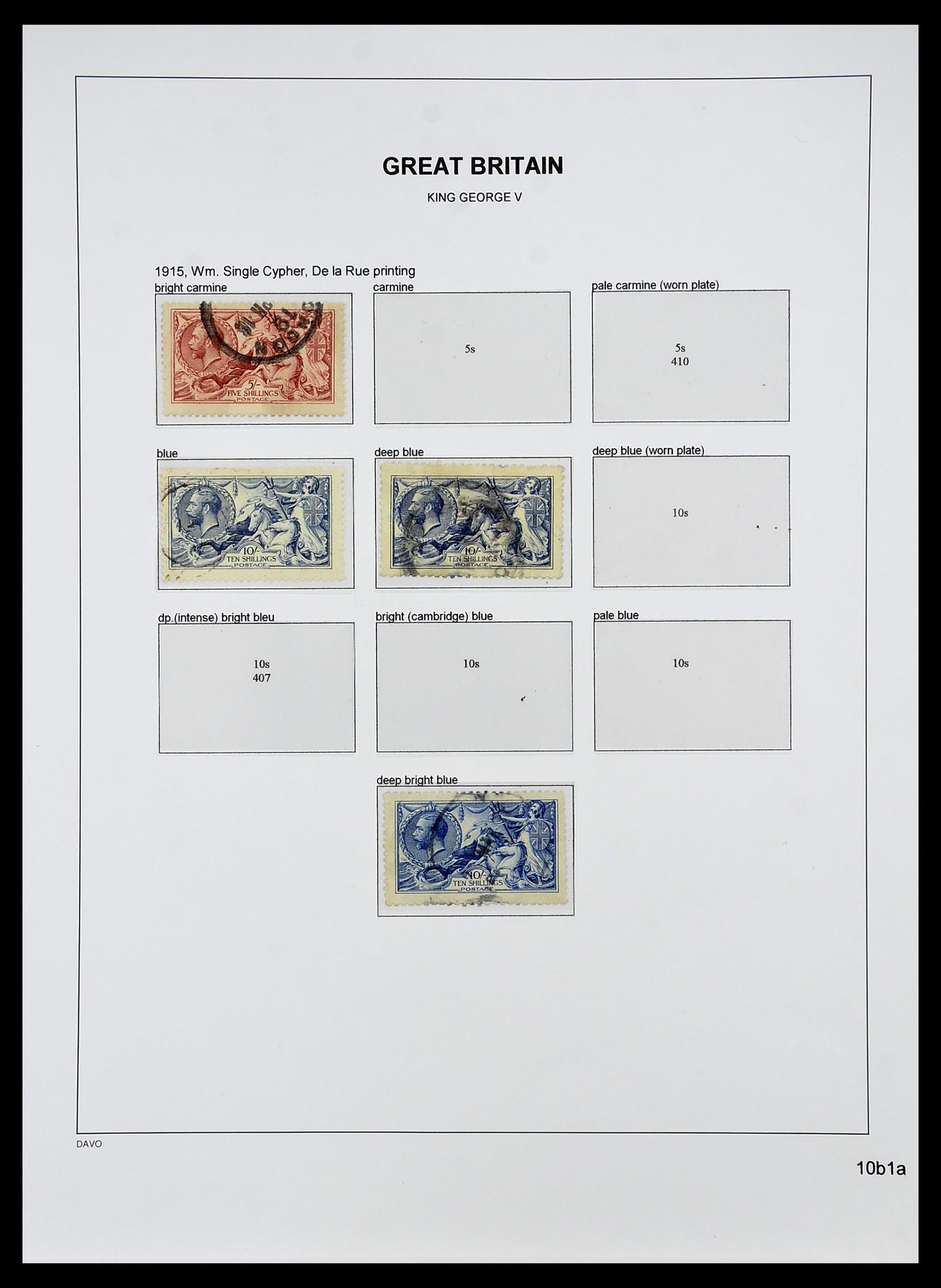 34640 076 - Stamp Collection 34640 Great Britain 1840-1951.