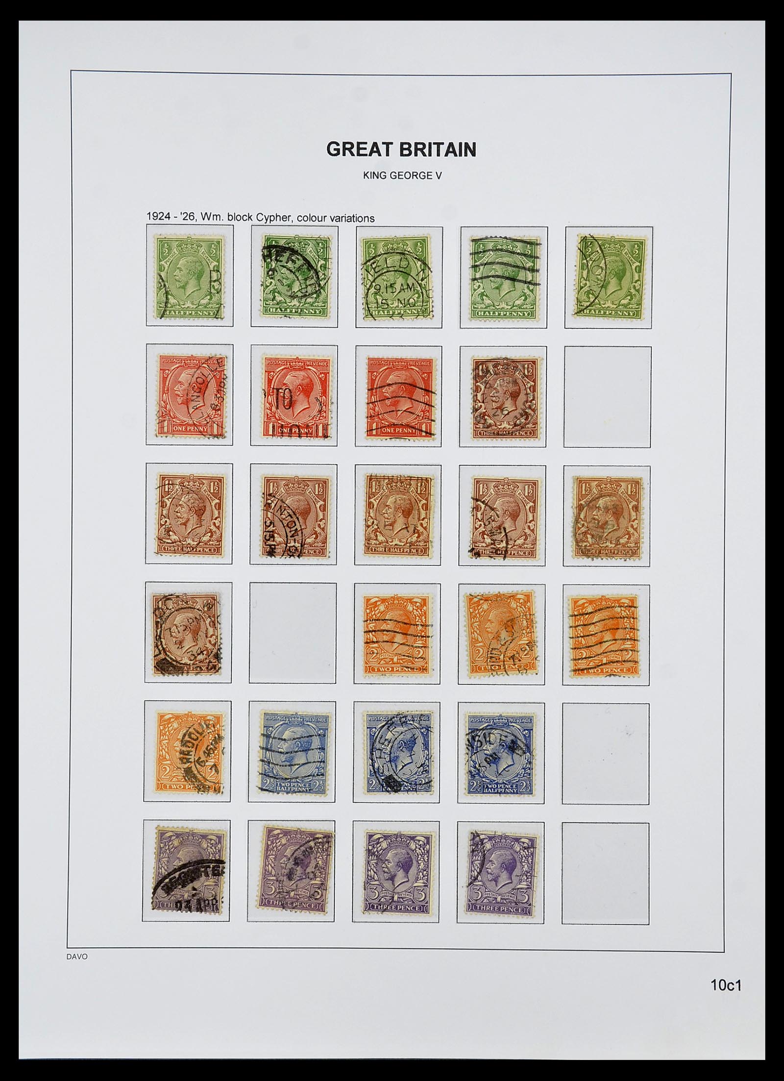 34640 079 - Stamp Collection 34640 Great Britain 1840-1951.