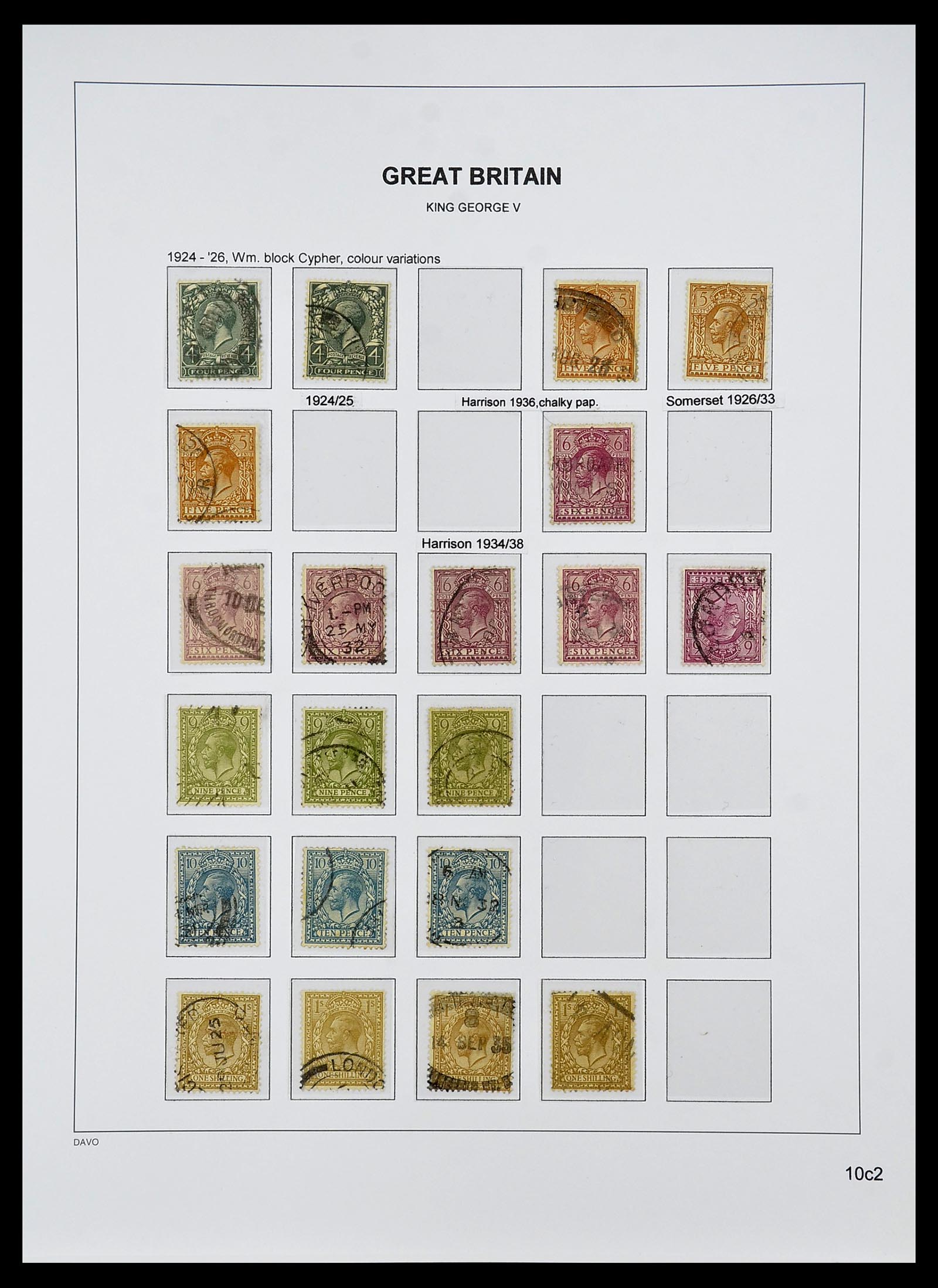 34640 080 - Stamp Collection 34640 Great Britain 1840-1951.