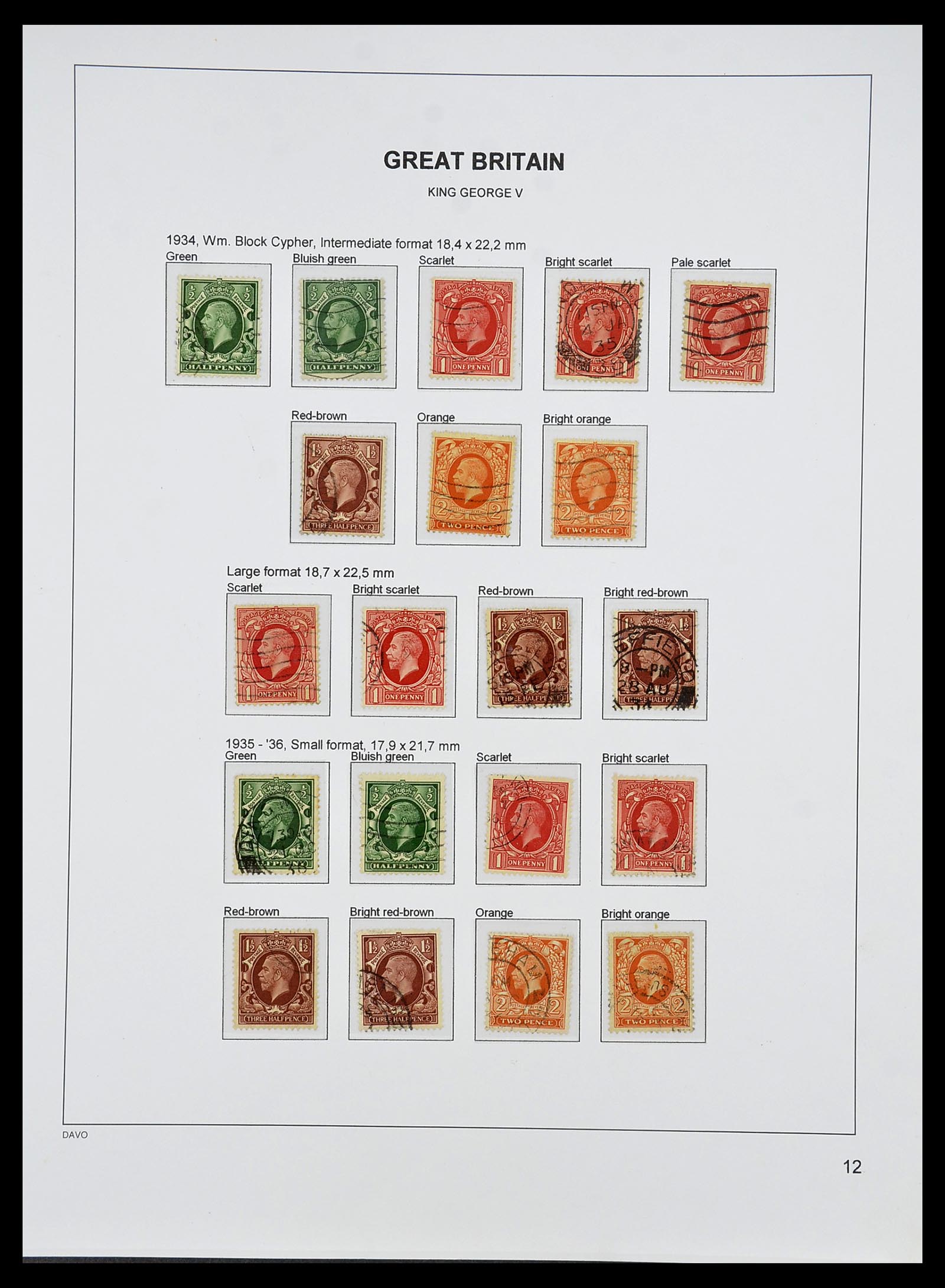 34640 084 - Stamp Collection 34640 Great Britain 1840-1951.