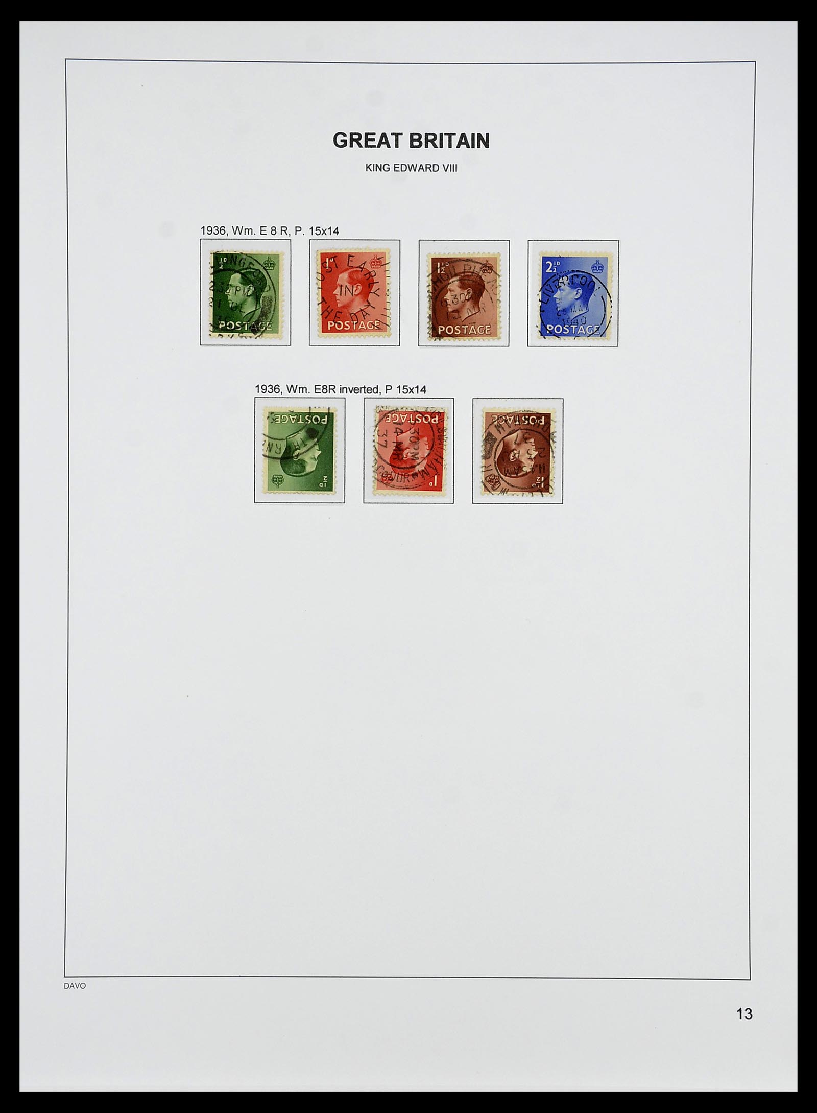 34640 086 - Stamp Collection 34640 Great Britain 1840-1951.