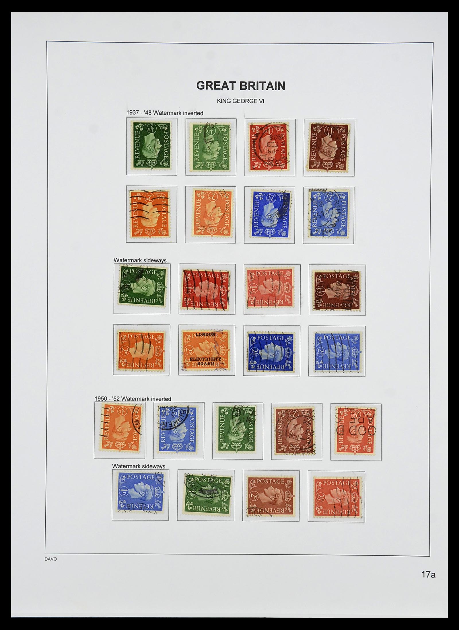34640 091 - Stamp Collection 34640 Great Britain 1840-1951.