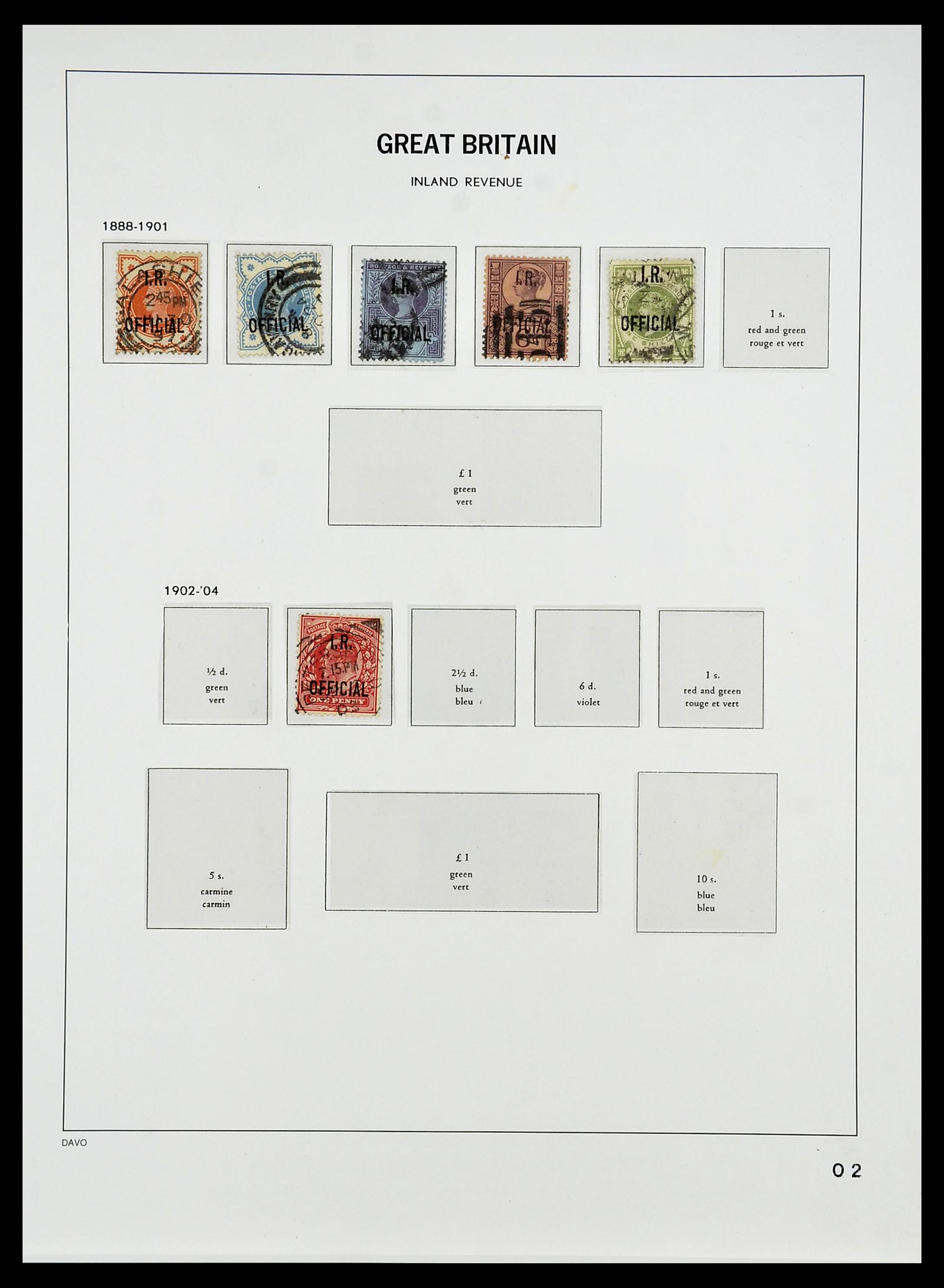 34640 093 - Stamp Collection 34640 Great Britain 1840-1951.