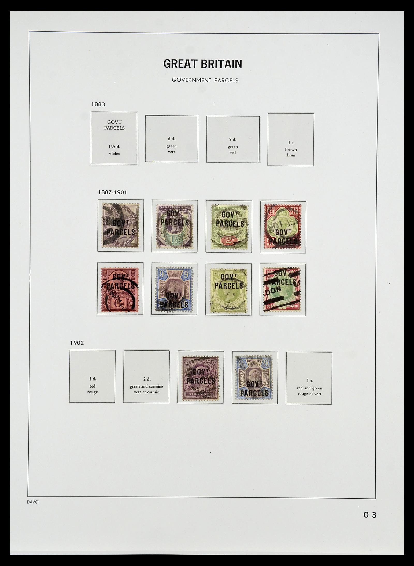 34640 094 - Stamp Collection 34640 Great Britain 1840-1951.