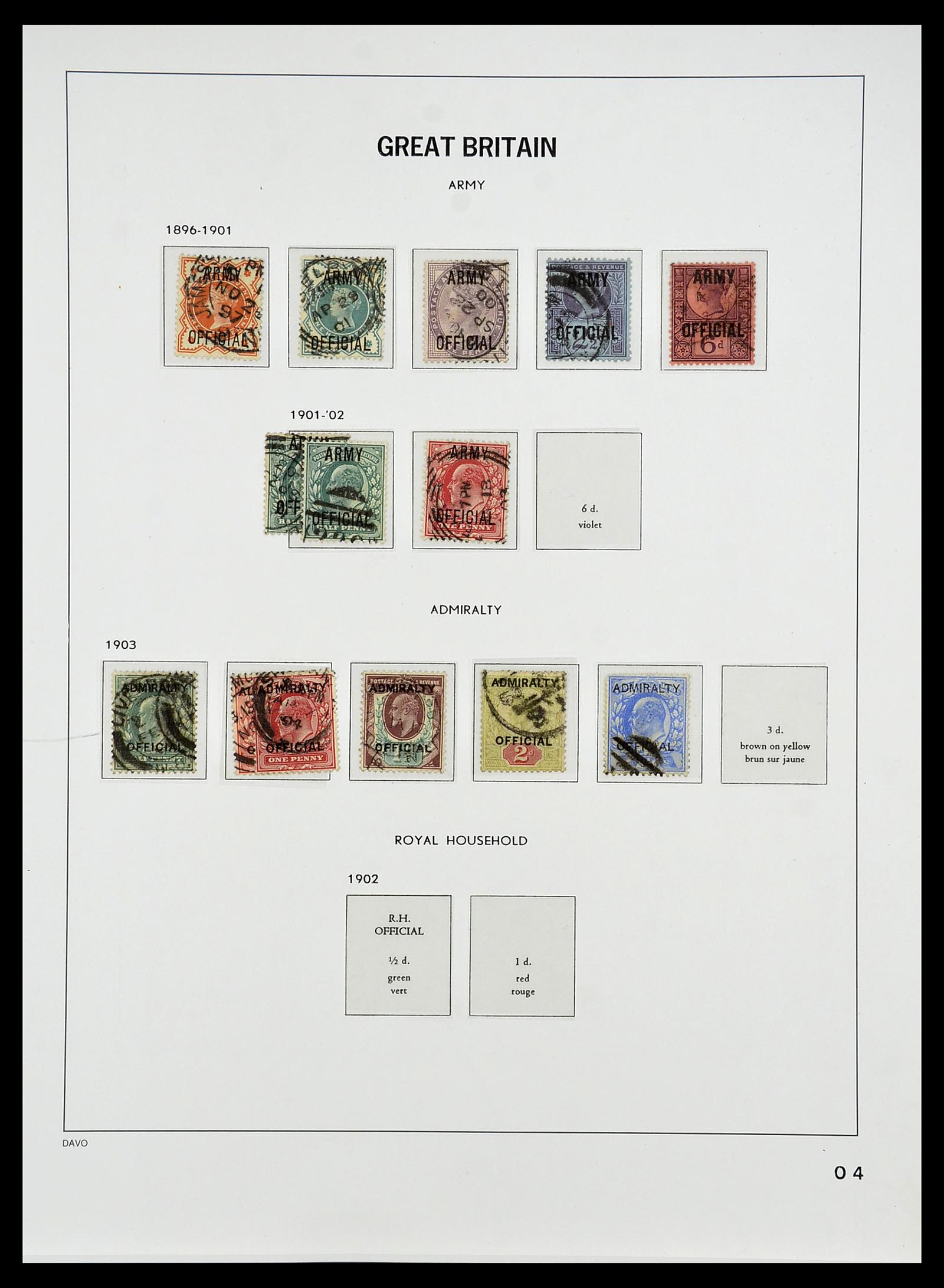 34640 095 - Stamp Collection 34640 Great Britain 1840-1951.