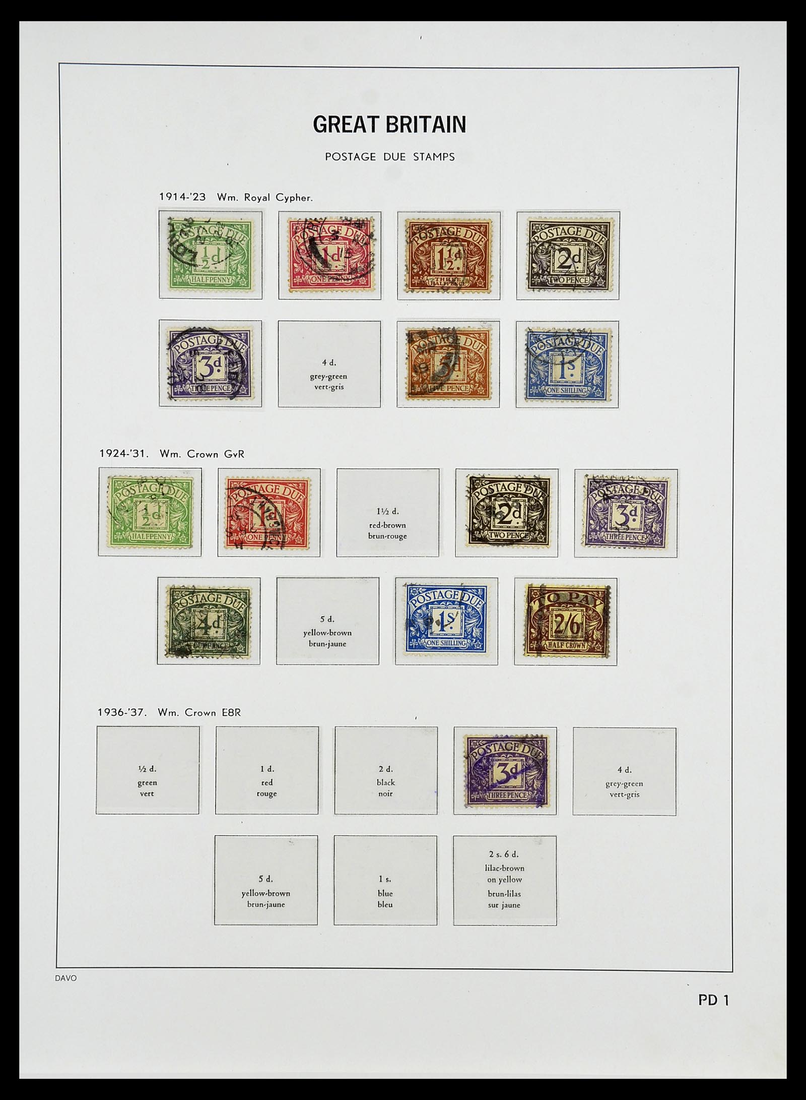 34640 098 - Stamp Collection 34640 Great Britain 1840-1951.