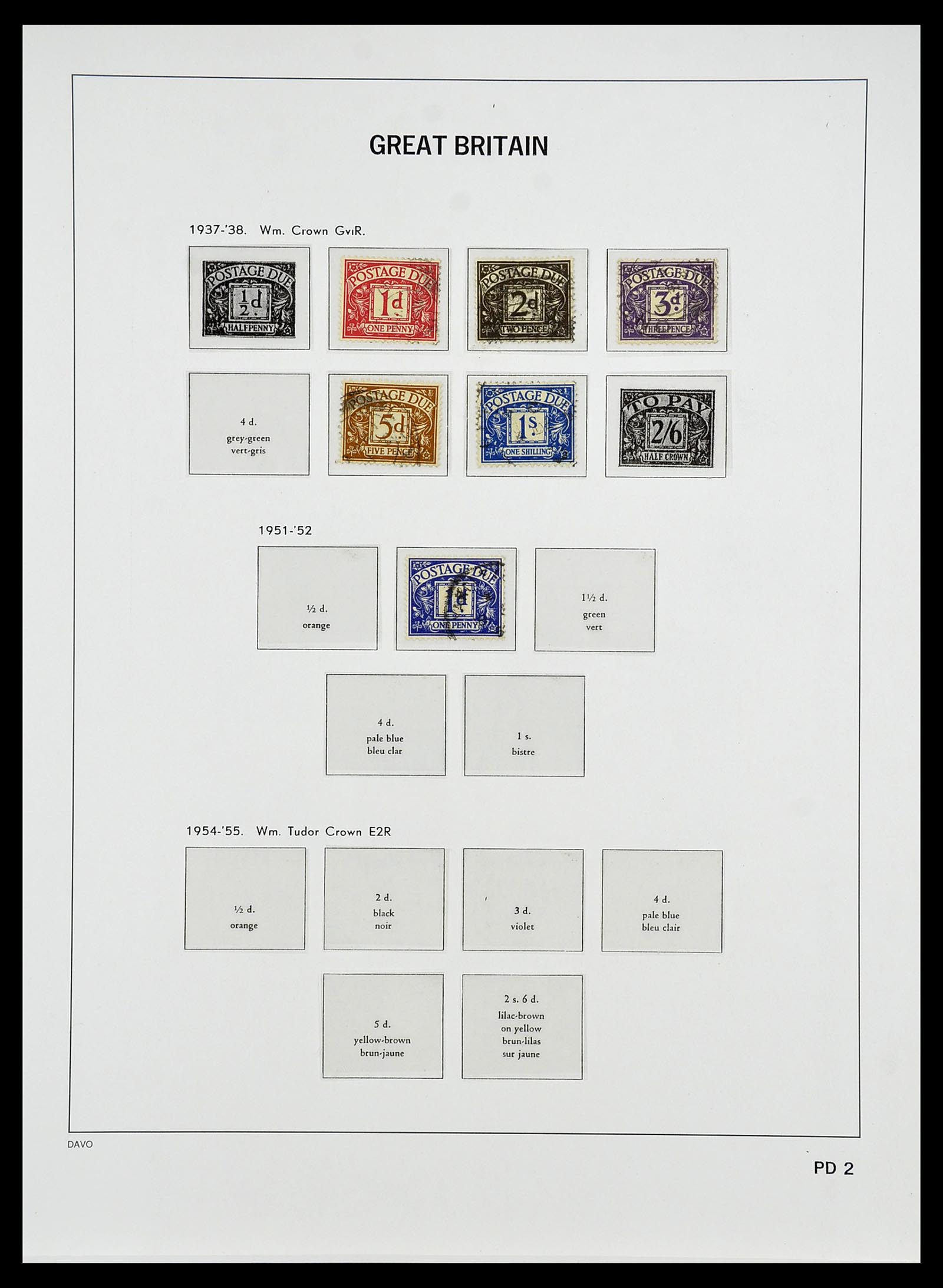 34640 099 - Stamp Collection 34640 Great Britain 1840-1951.