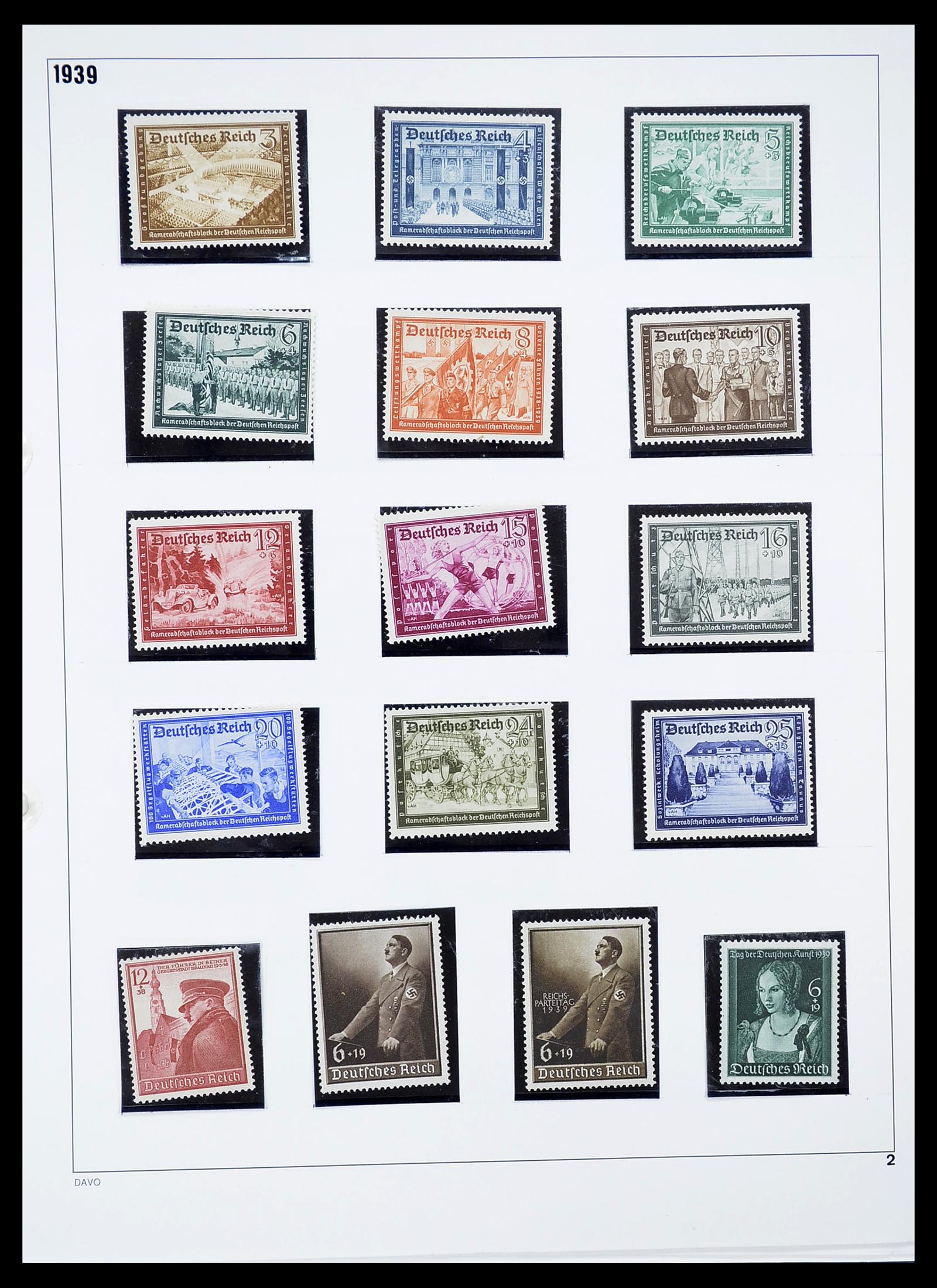 34642 002 - Stamp Collection 34642 German Reich 1938-1945.