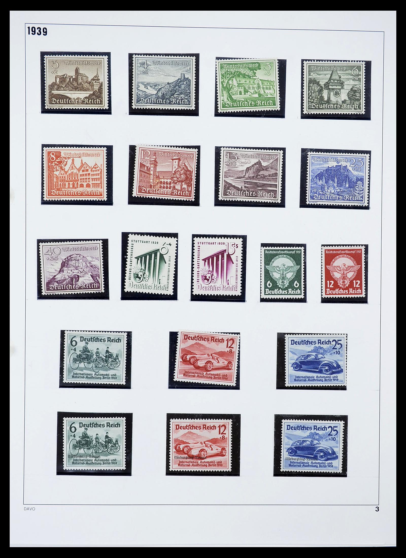 34642 003 - Stamp Collection 34642 German Reich 1938-1945.