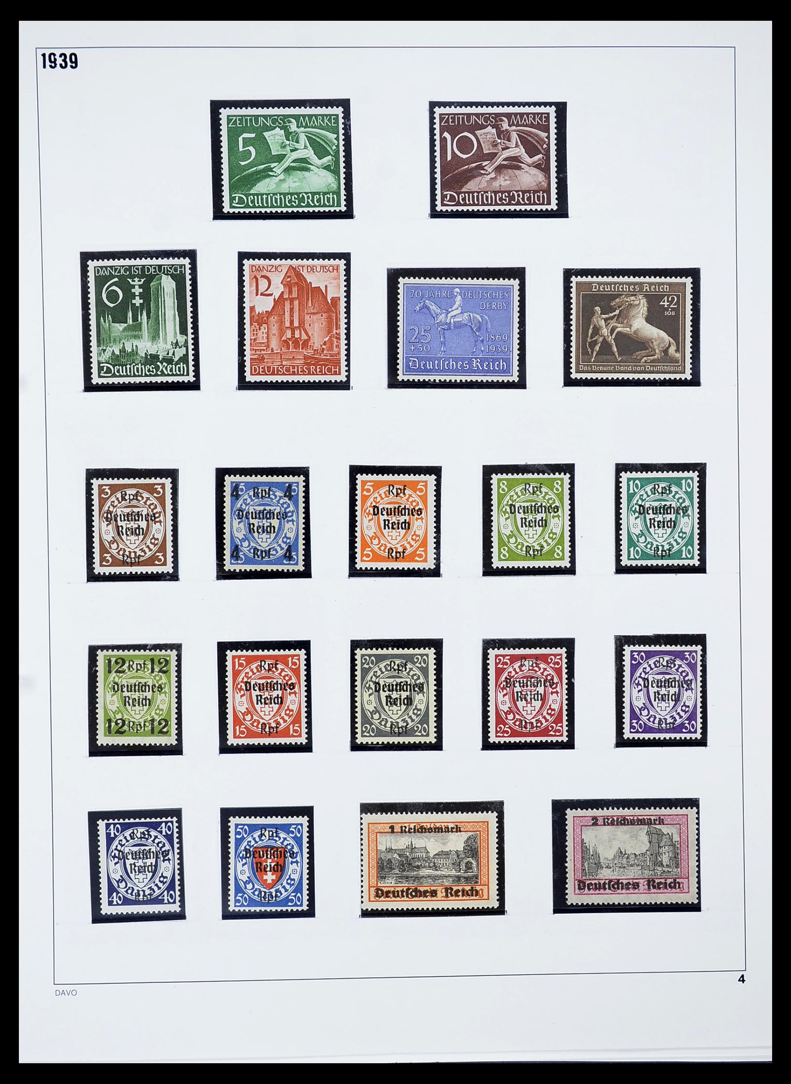 34642 004 - Stamp Collection 34642 German Reich 1938-1945.
