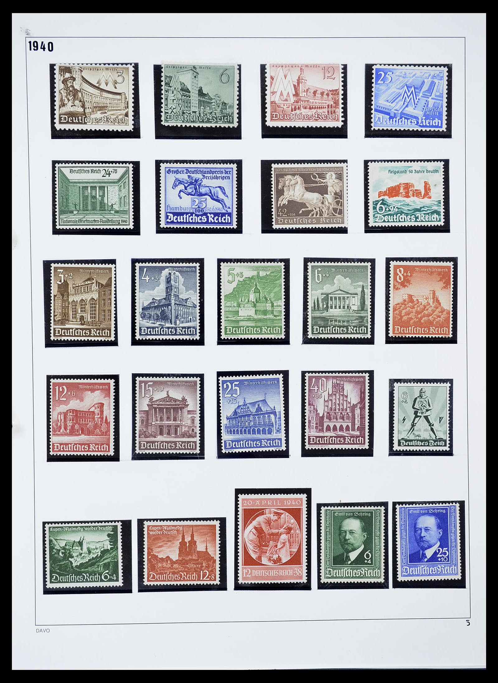 34642 005 - Stamp Collection 34642 German Reich 1938-1945.