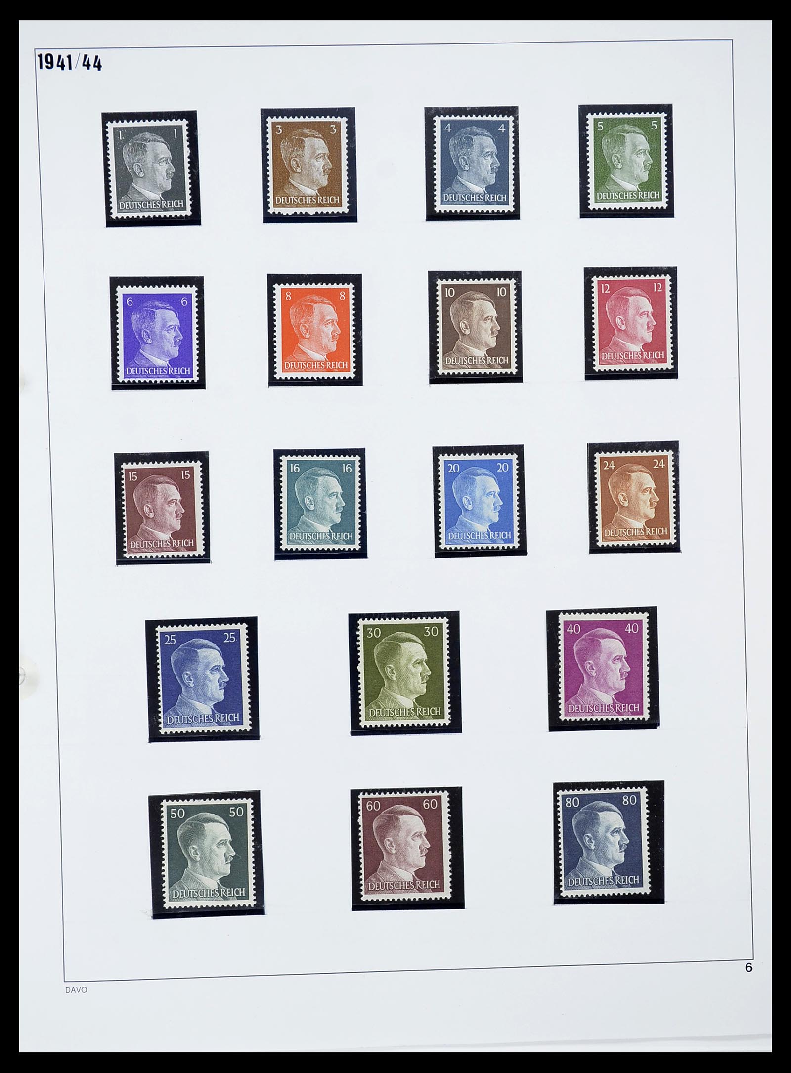 34642 006 - Stamp Collection 34642 German Reich 1938-1945.