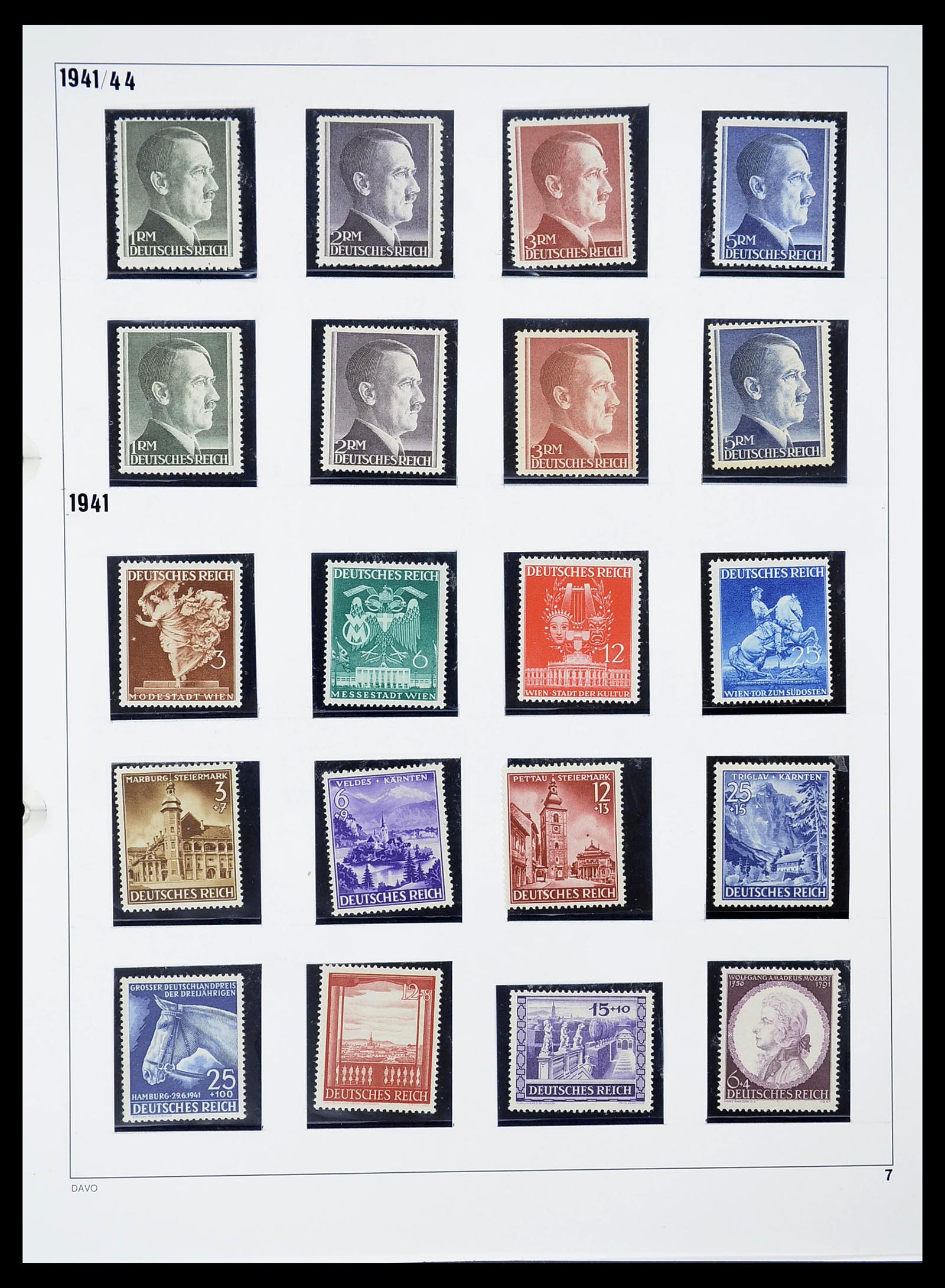 34642 007 - Stamp Collection 34642 German Reich 1938-1945.