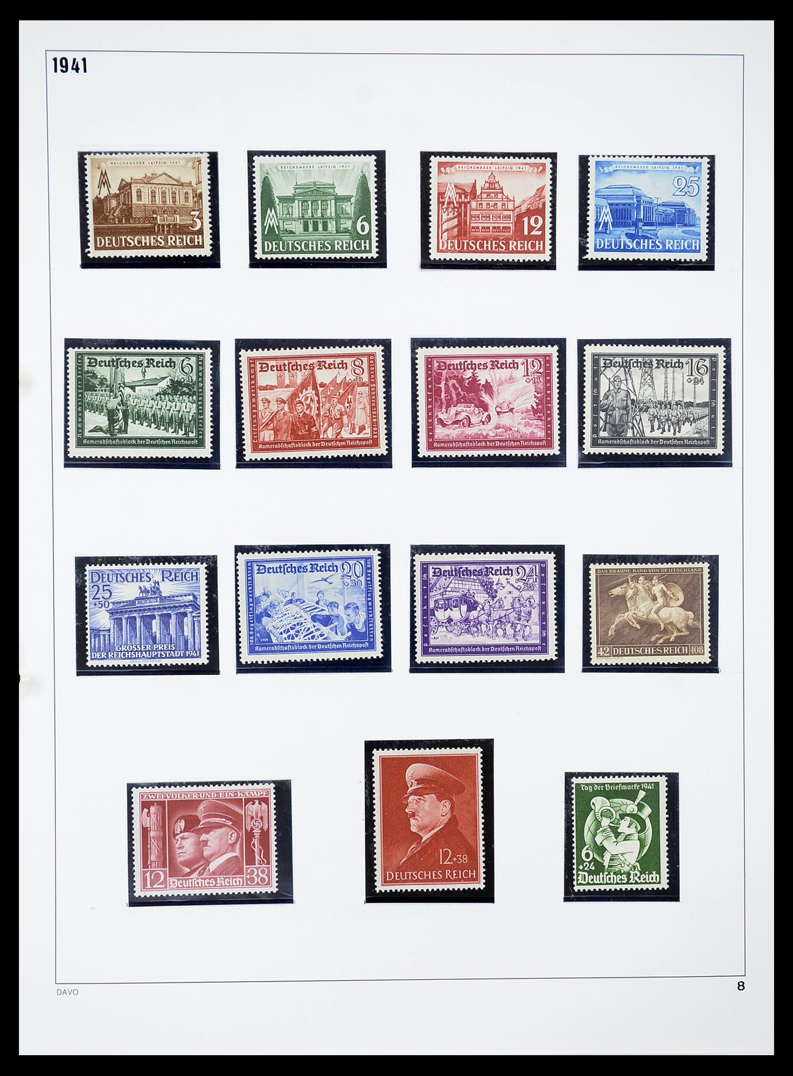 34642 008 - Stamp Collection 34642 German Reich 1938-1945.