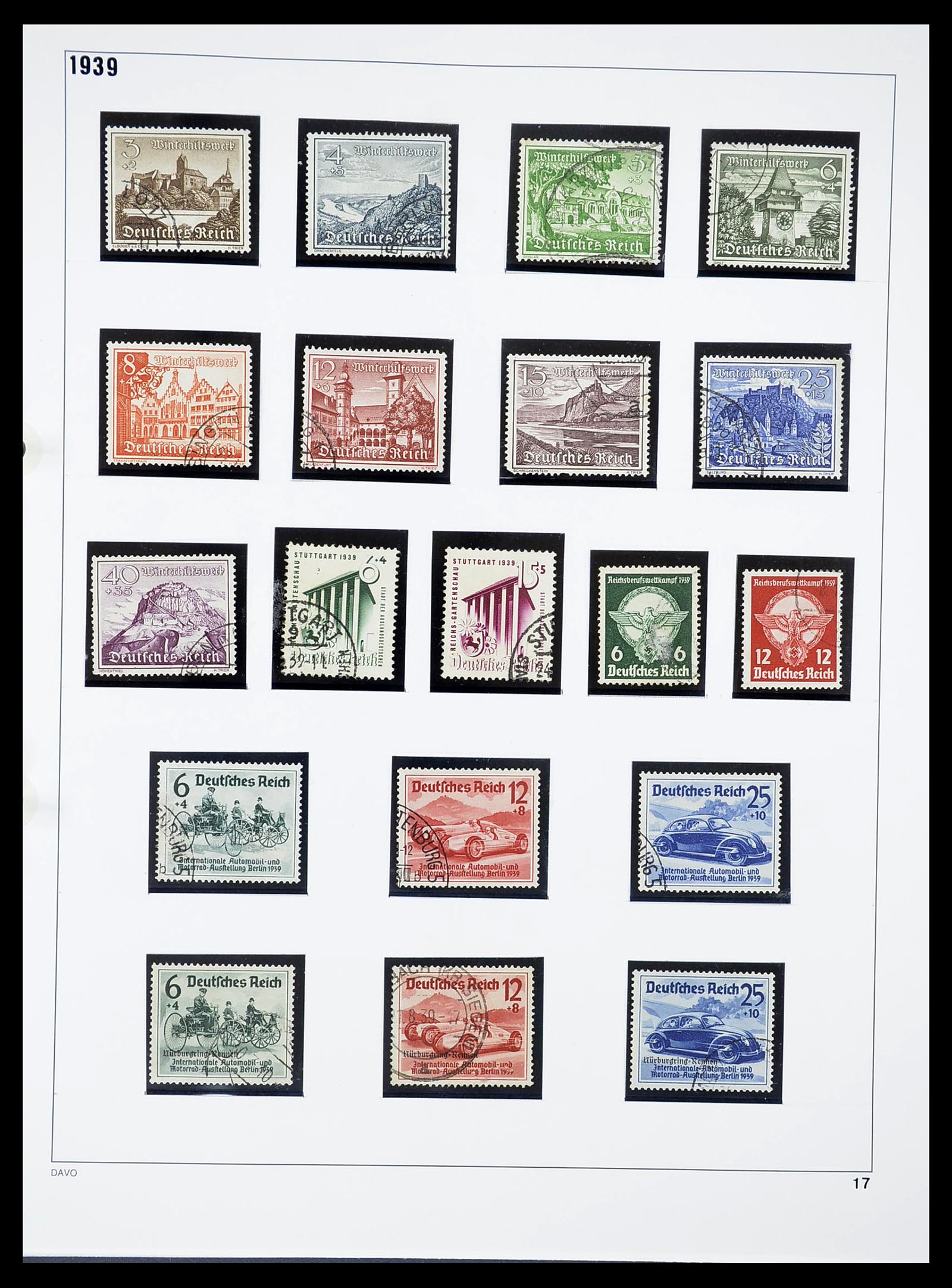 34642 017 - Stamp Collection 34642 German Reich 1938-1945.