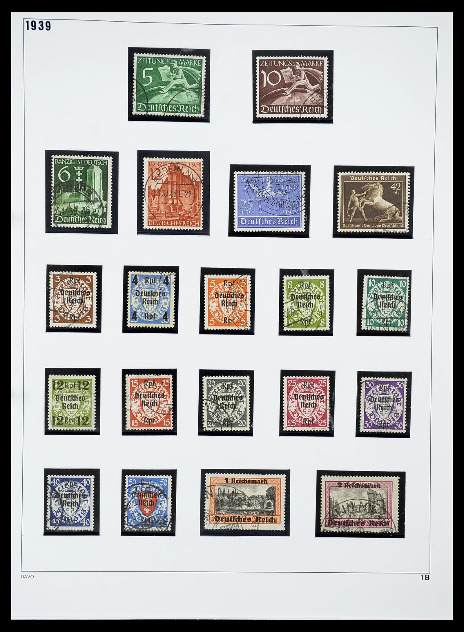34642 018 - Stamp Collection 34642 German Reich 1938-1945.