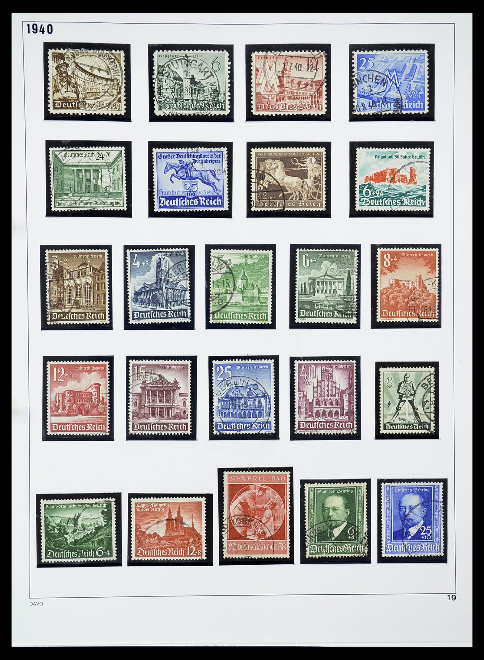 34642 019 - Stamp Collection 34642 German Reich 1938-1945.