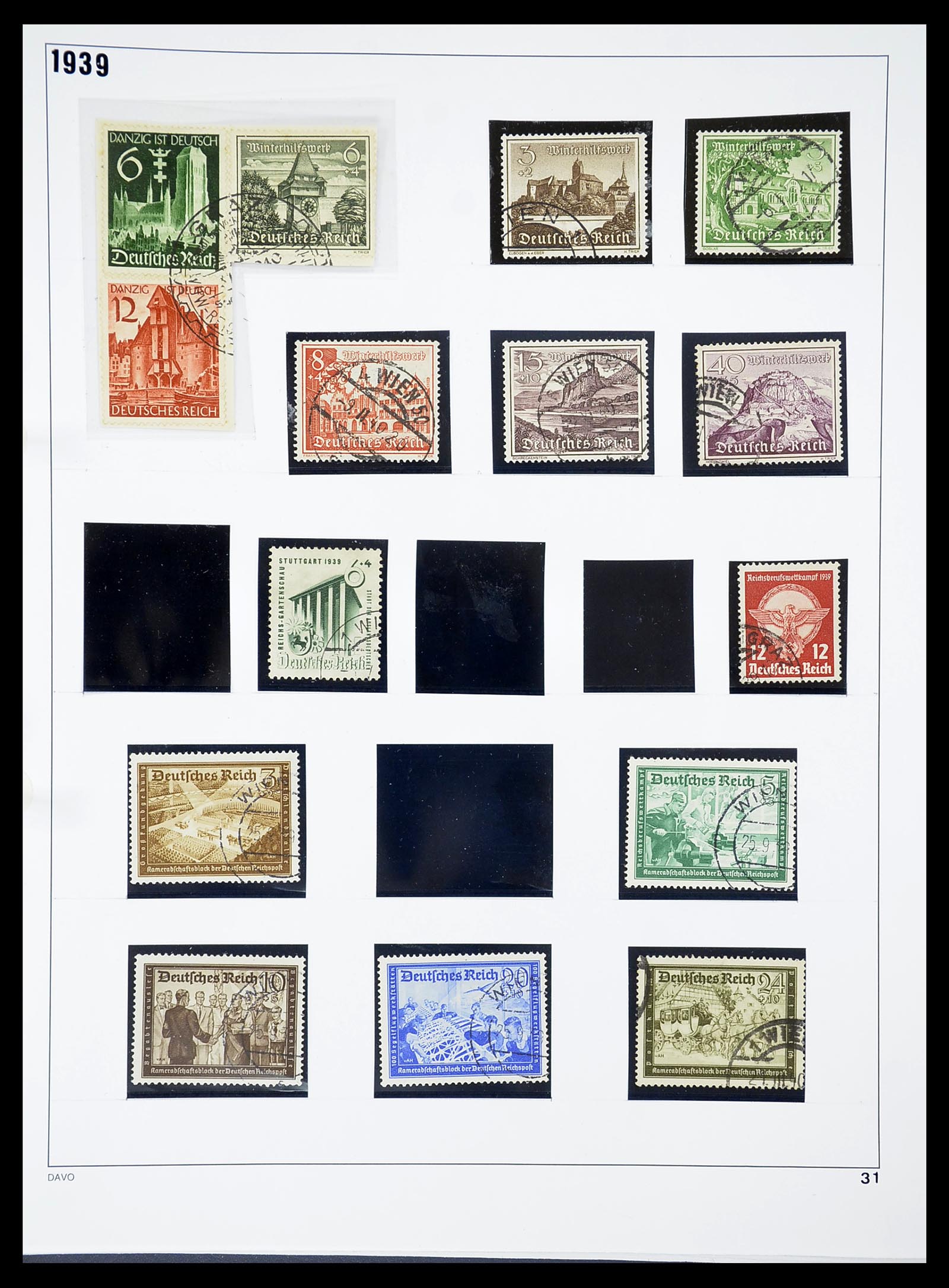 34642 031 - Stamp Collection 34642 German Reich 1938-1945.