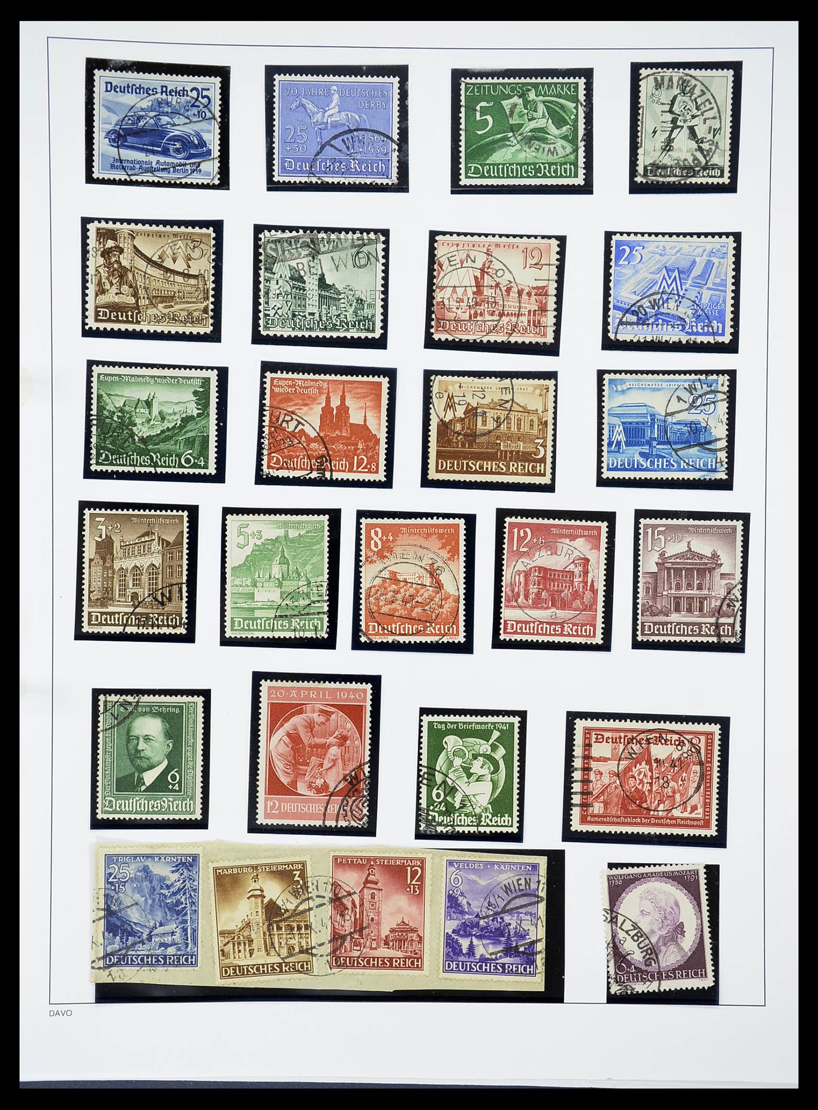 34642 032 - Stamp Collection 34642 German Reich 1938-1945.