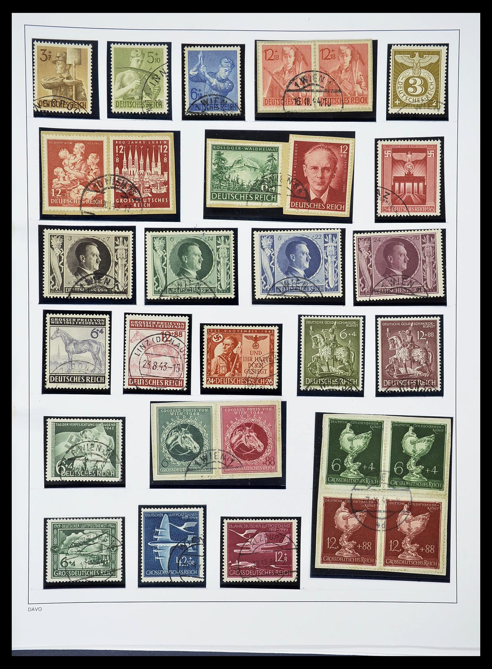 34642 035 - Stamp Collection 34642 German Reich 1938-1945.