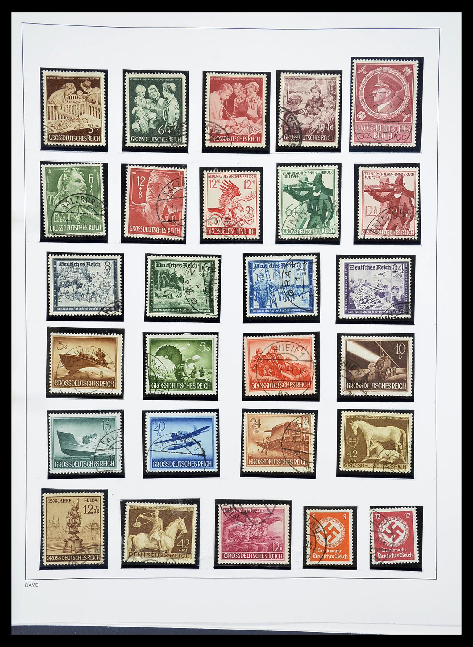 34642 036 - Stamp Collection 34642 German Reich 1938-1945.